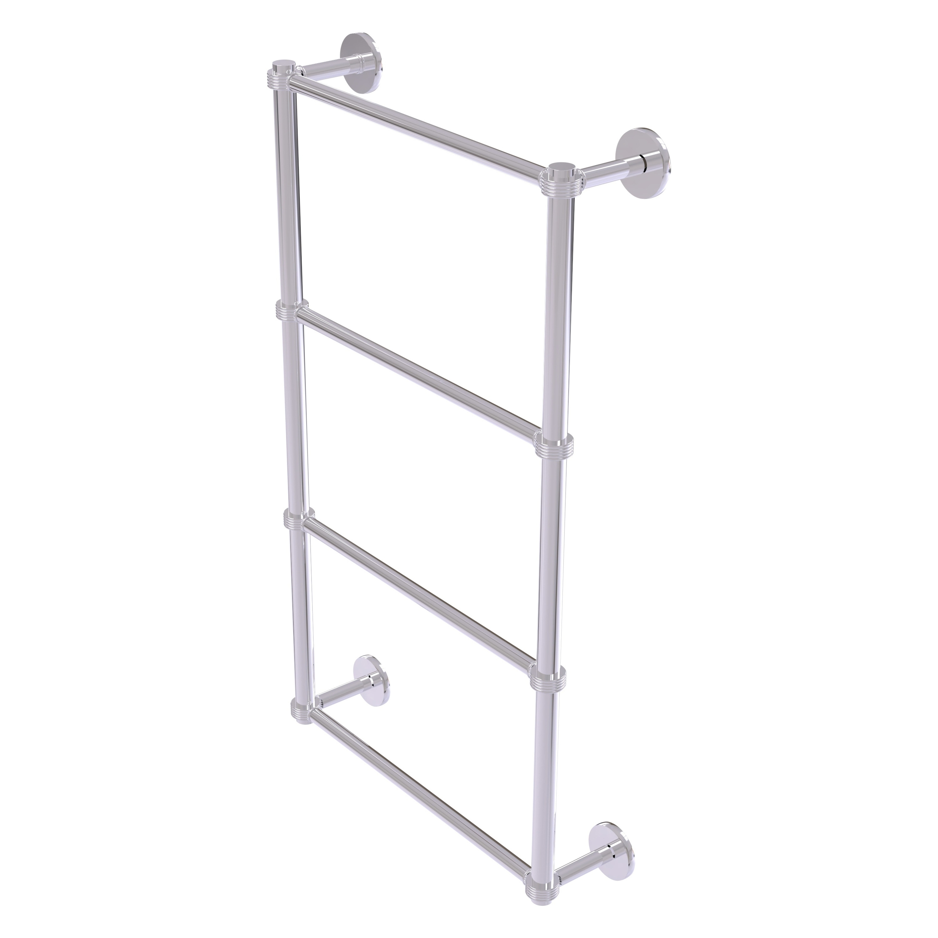Allied Brass P1000-28G-30-PC Prestige Skyline 30-in double Polished Chrome Wall mount 4-tier Towel Bar