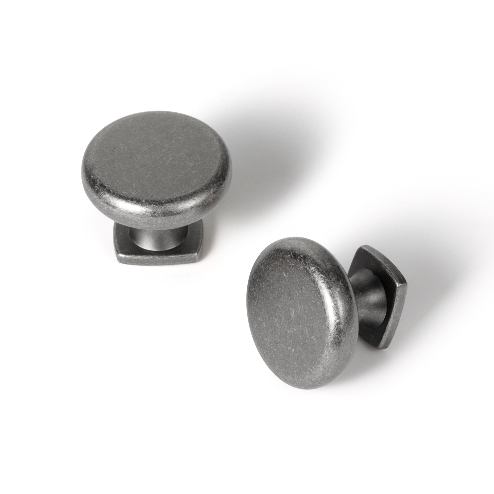 Miaokesen 9298GN-DK-12 1-3/10-in Antique Silver Mushroom Classic Cabinet Knob 12 -Pack