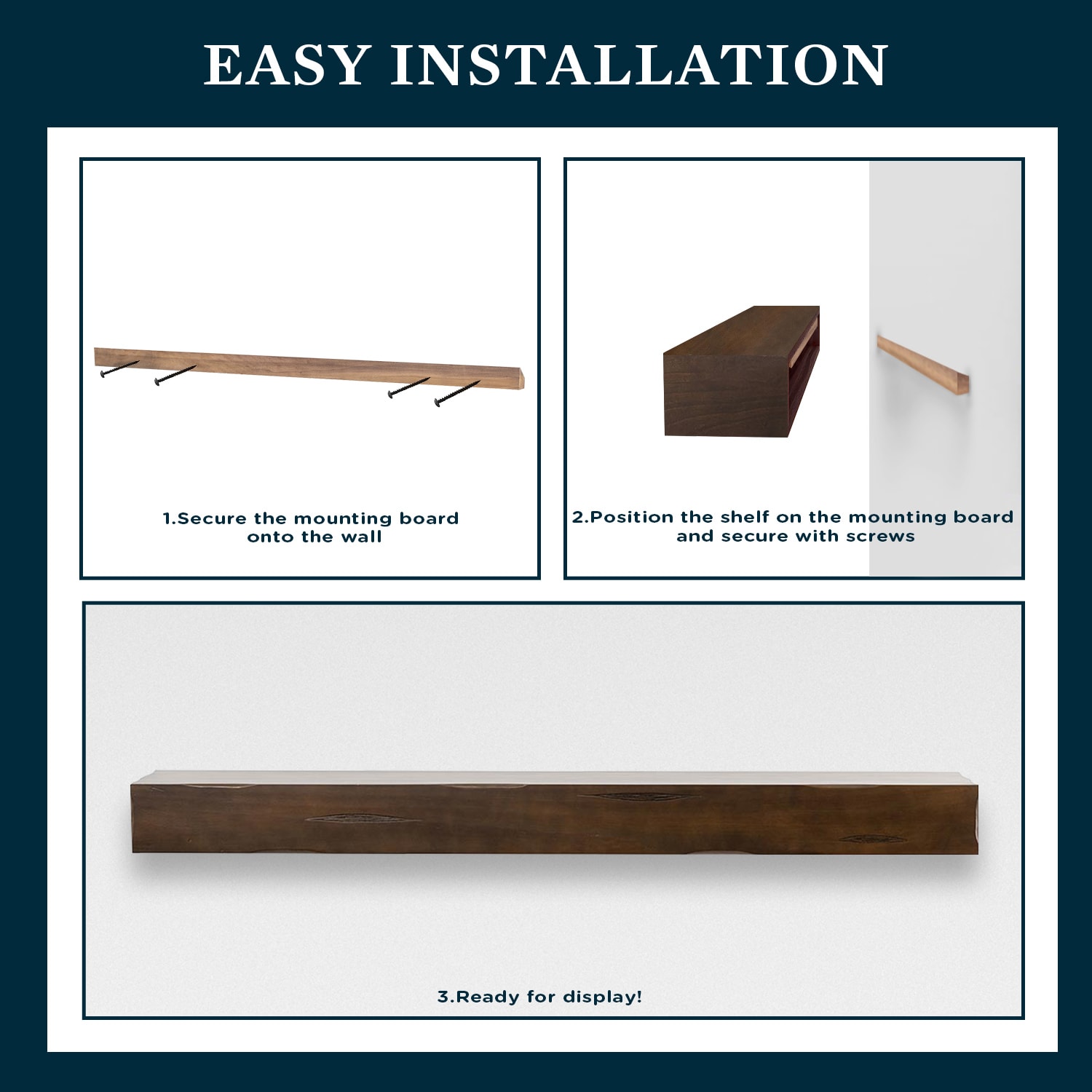 Mantels Direct NATURAL-48-GRD Mantel-Shelves - View #7