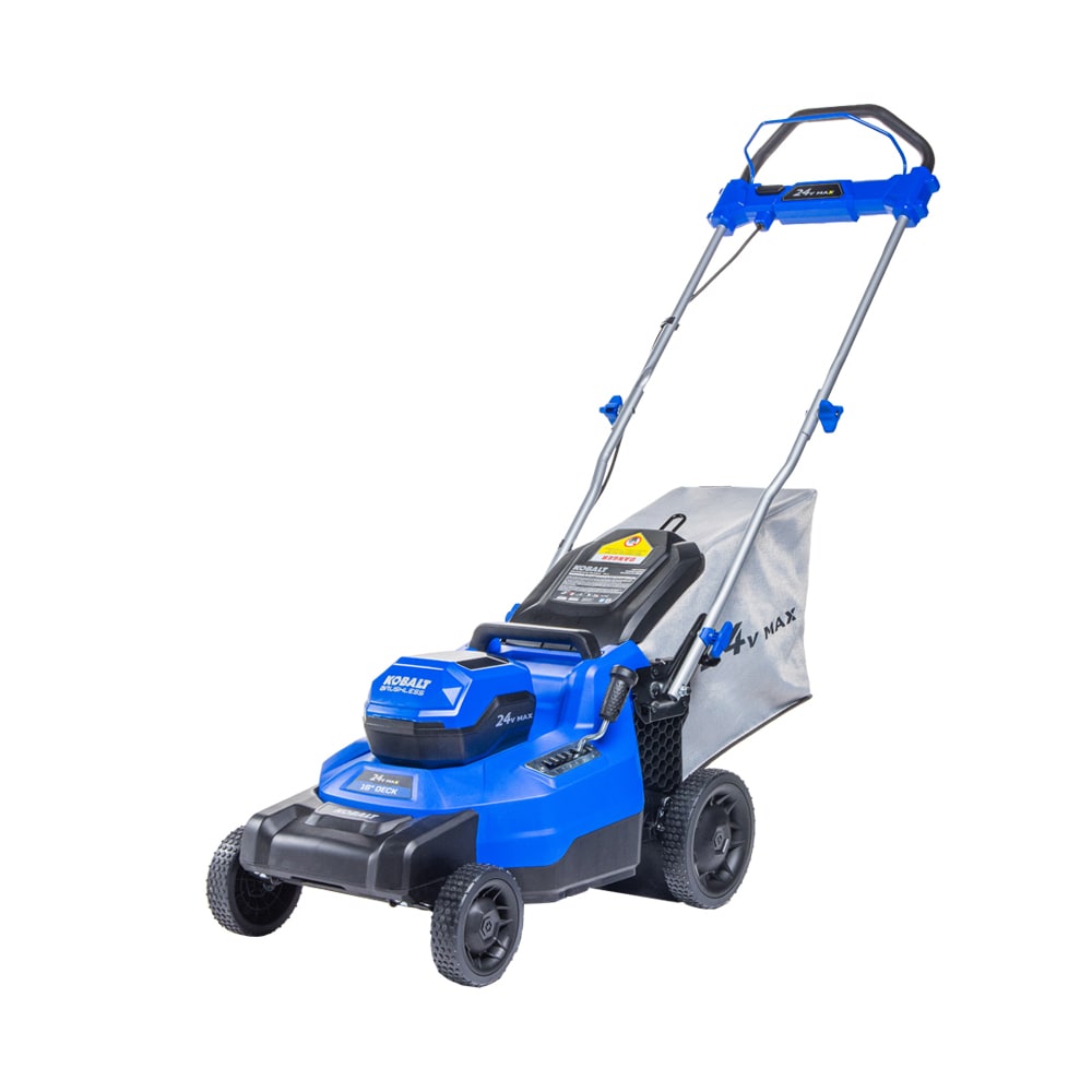 Kobalt 24-volt 16-in Cordless Push Lawn Mower Bagger Sold Separately ...