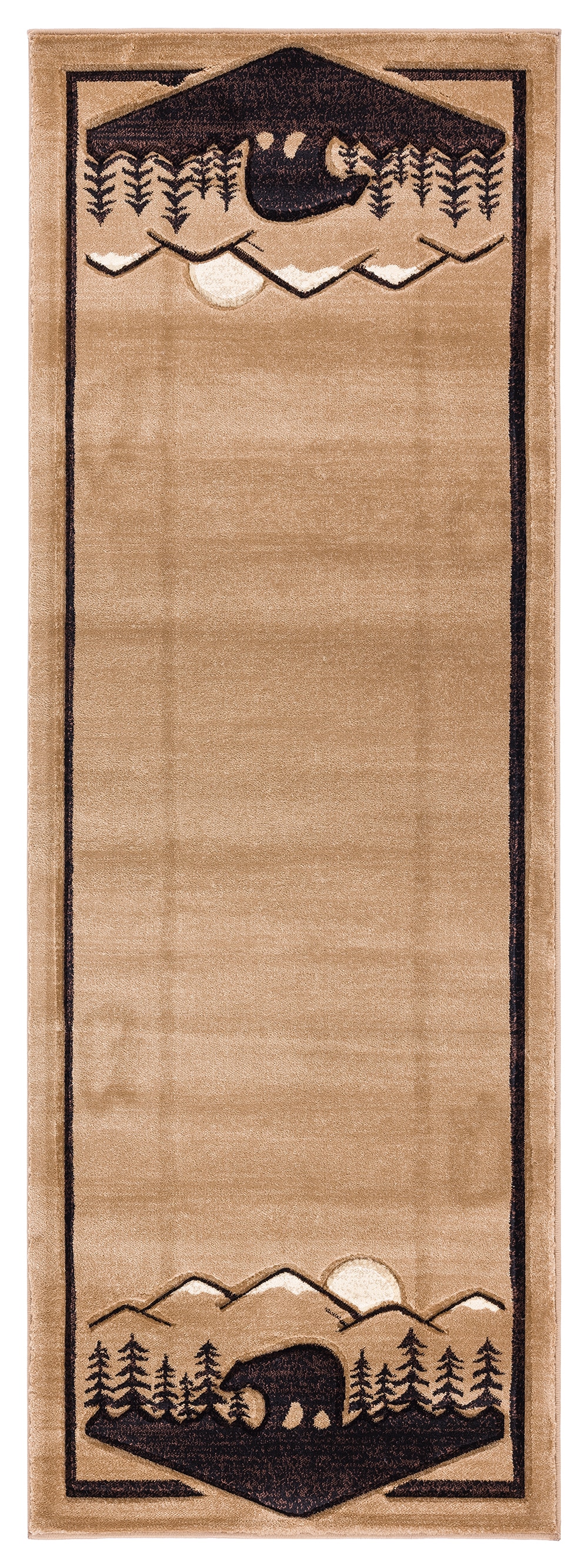 United Weavers Of America 2055 41226 28C Cottage 3 x 8 (ft) Polypropylene Beige Rectangular Indoor Animal print Area rug