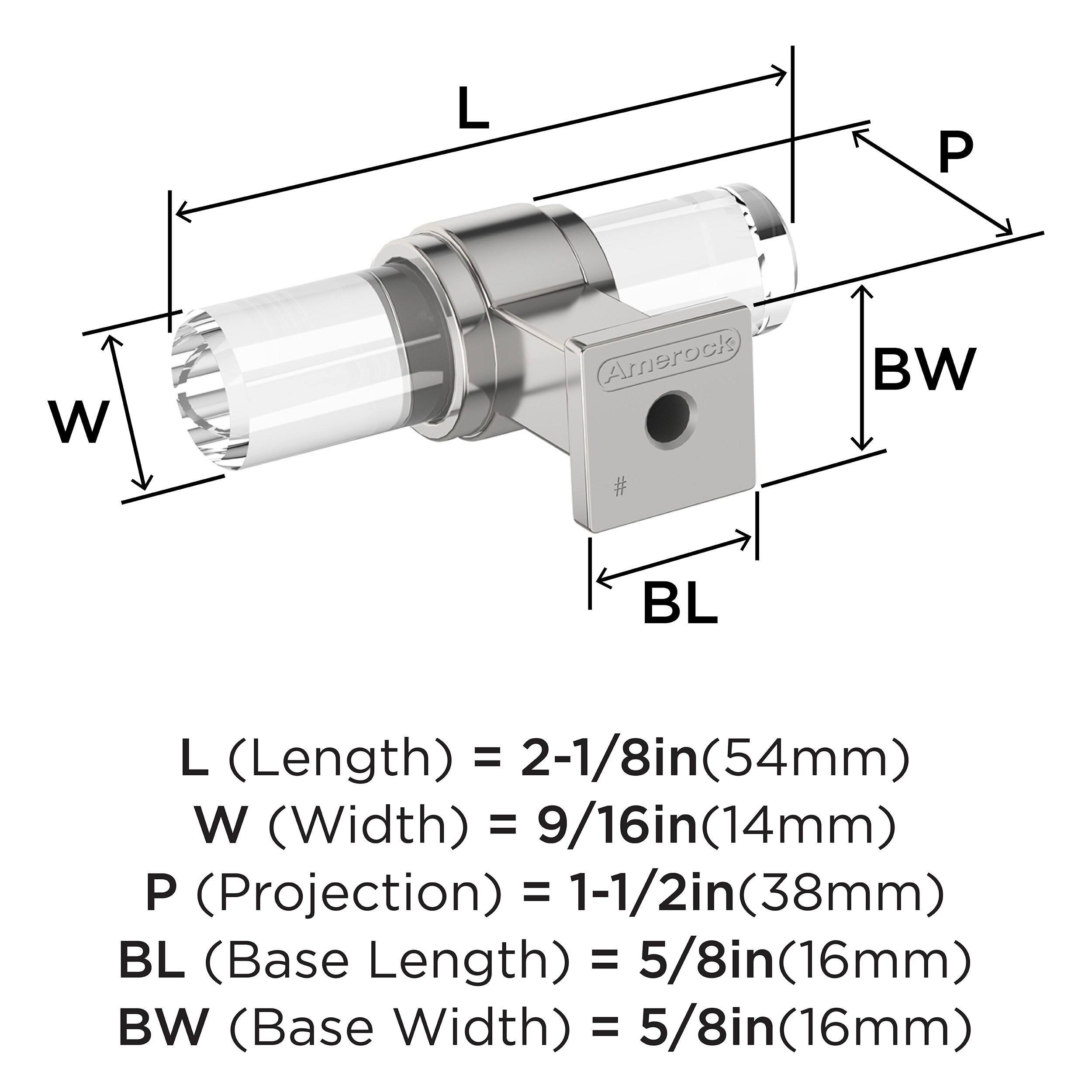 Amerock BP36977C26 Cabinet-Knobs - View #4