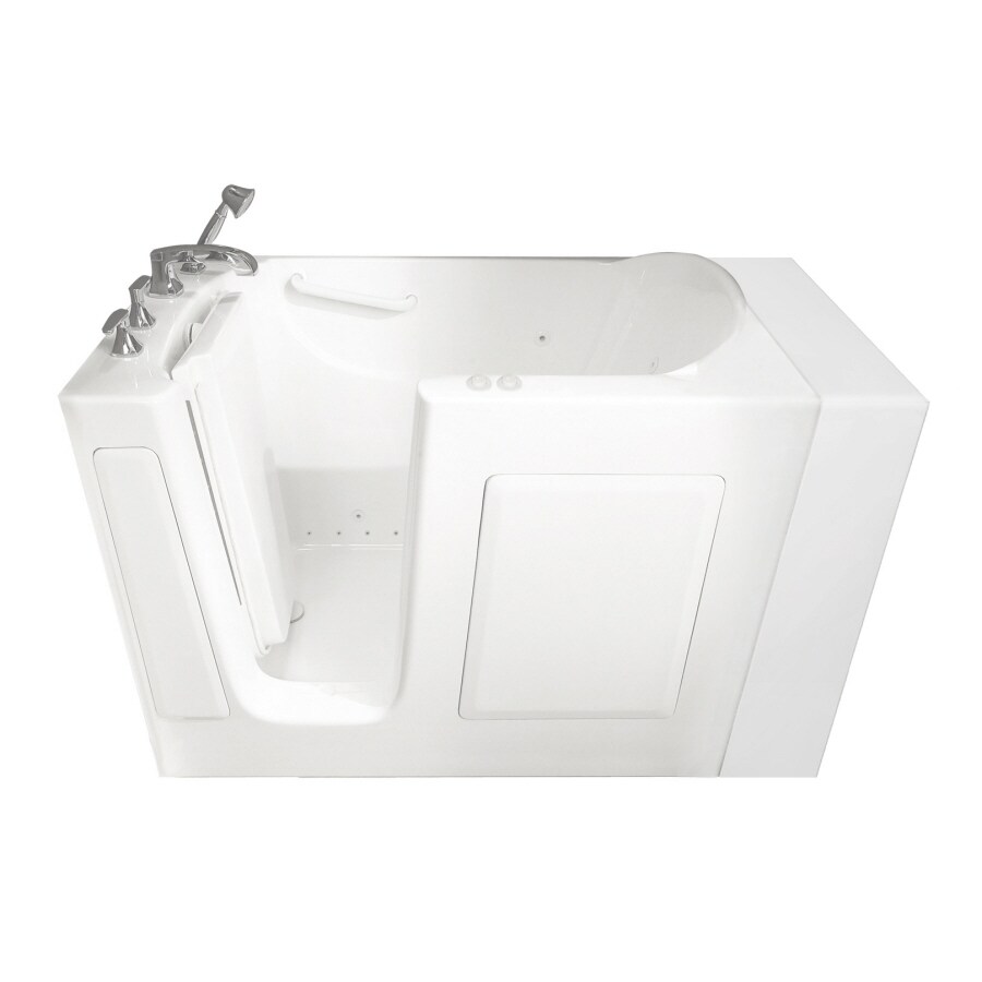 American Standard Walk-In-Baths 31-in x 51-in White Gel-coated ...