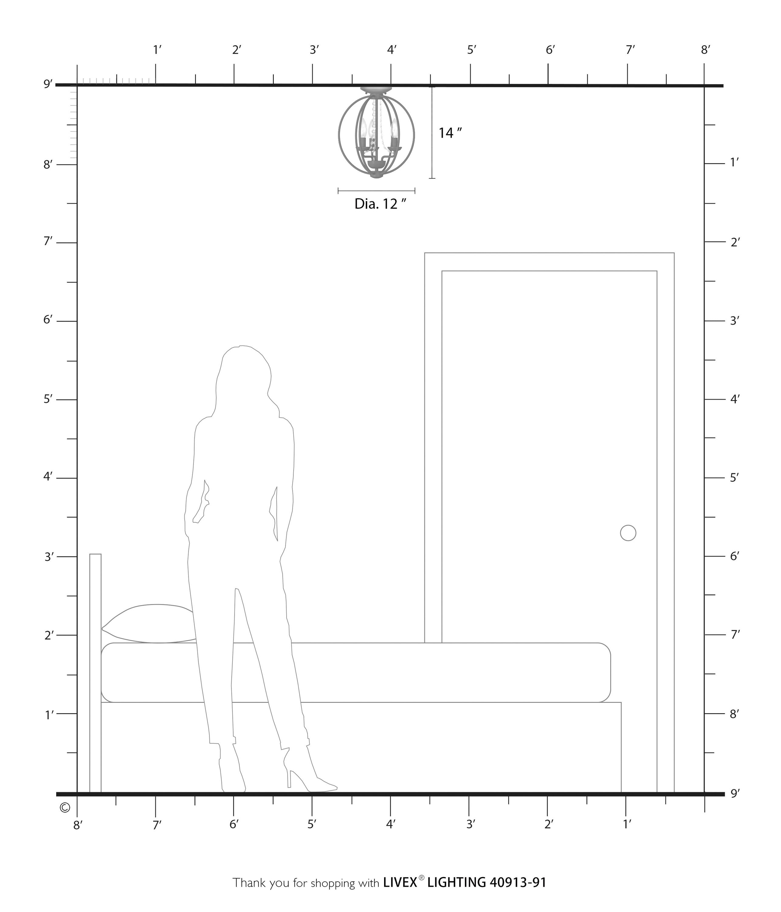 Livex Lighting 40913-91 b090015 - View #12