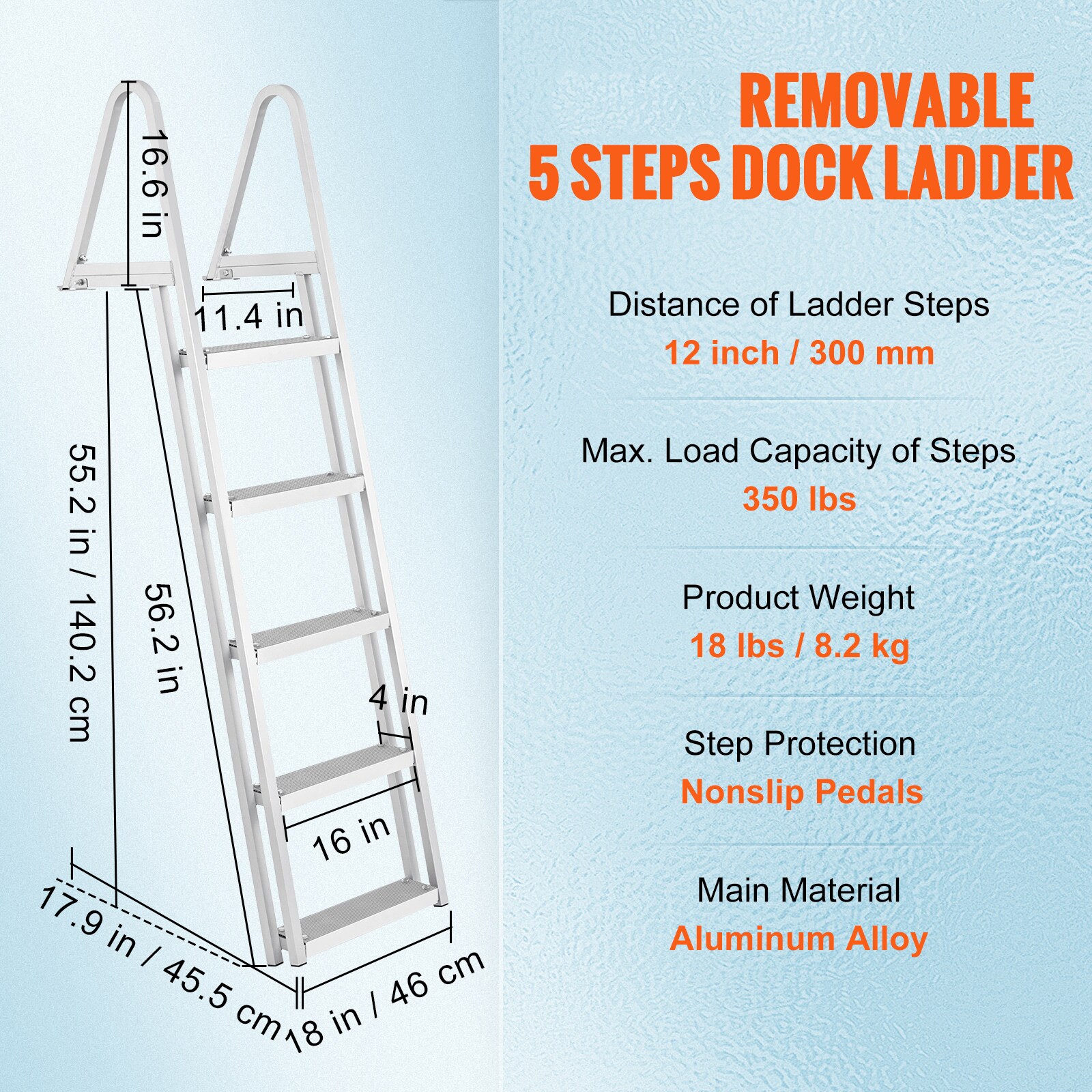 Mecale YAS-2ROMZF Boat-Ladders - View #3