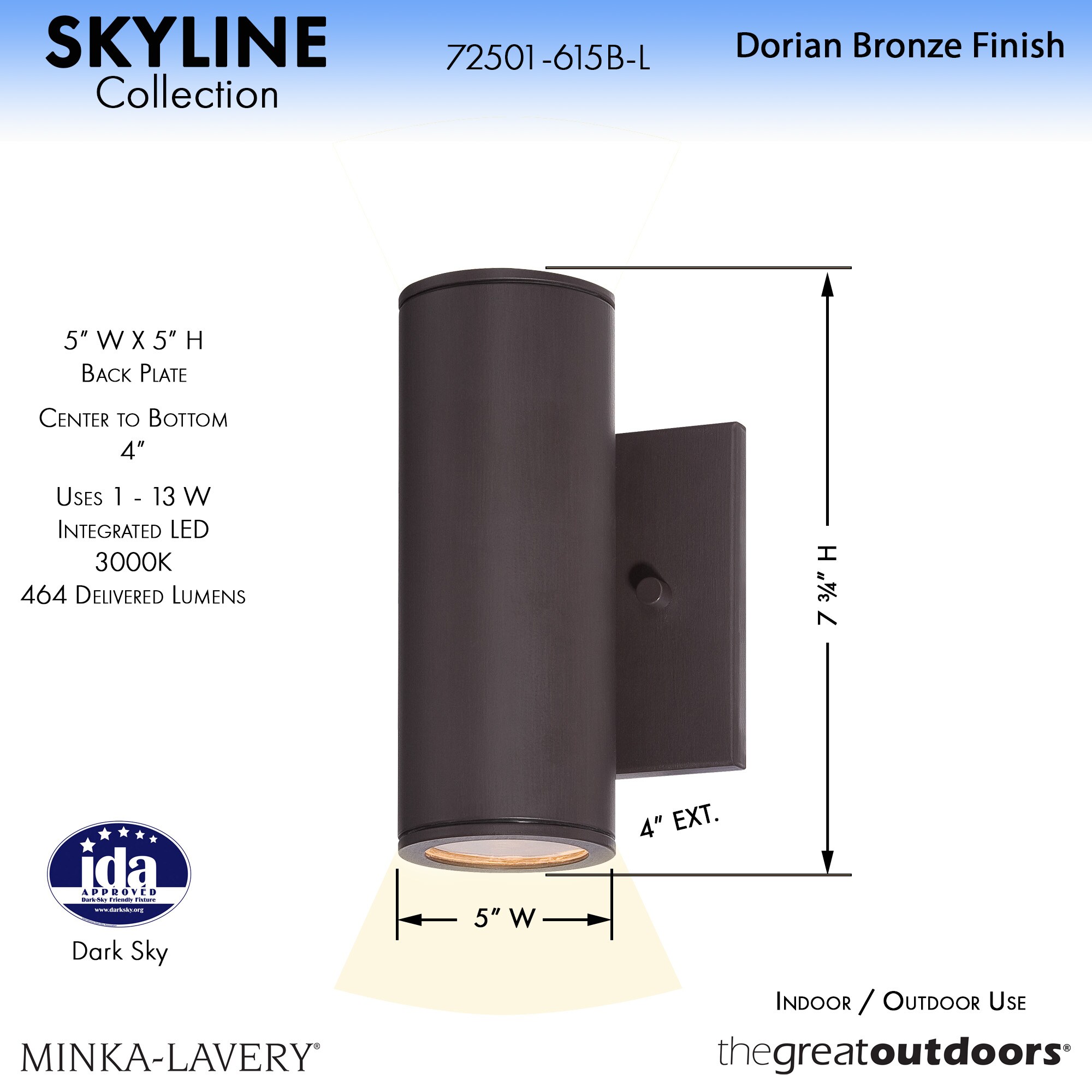 Minka Lavery 72501-615B-L Outdoor-Wall-Lighting - View #3