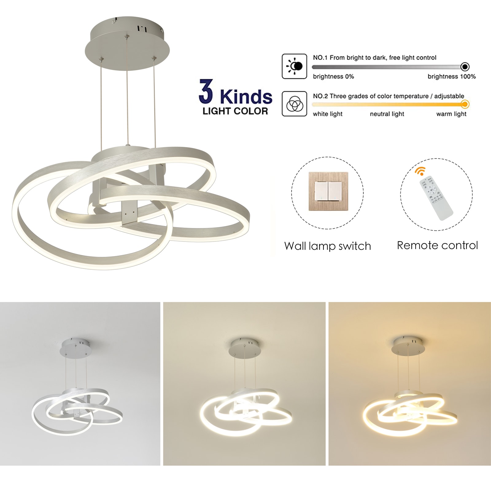 Oukaning JZUC639S99HCX Pendant-Lights - View #6