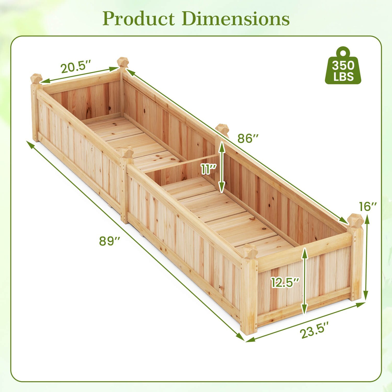 Costway HCST07420 Raised-Garden-Beds - View #3