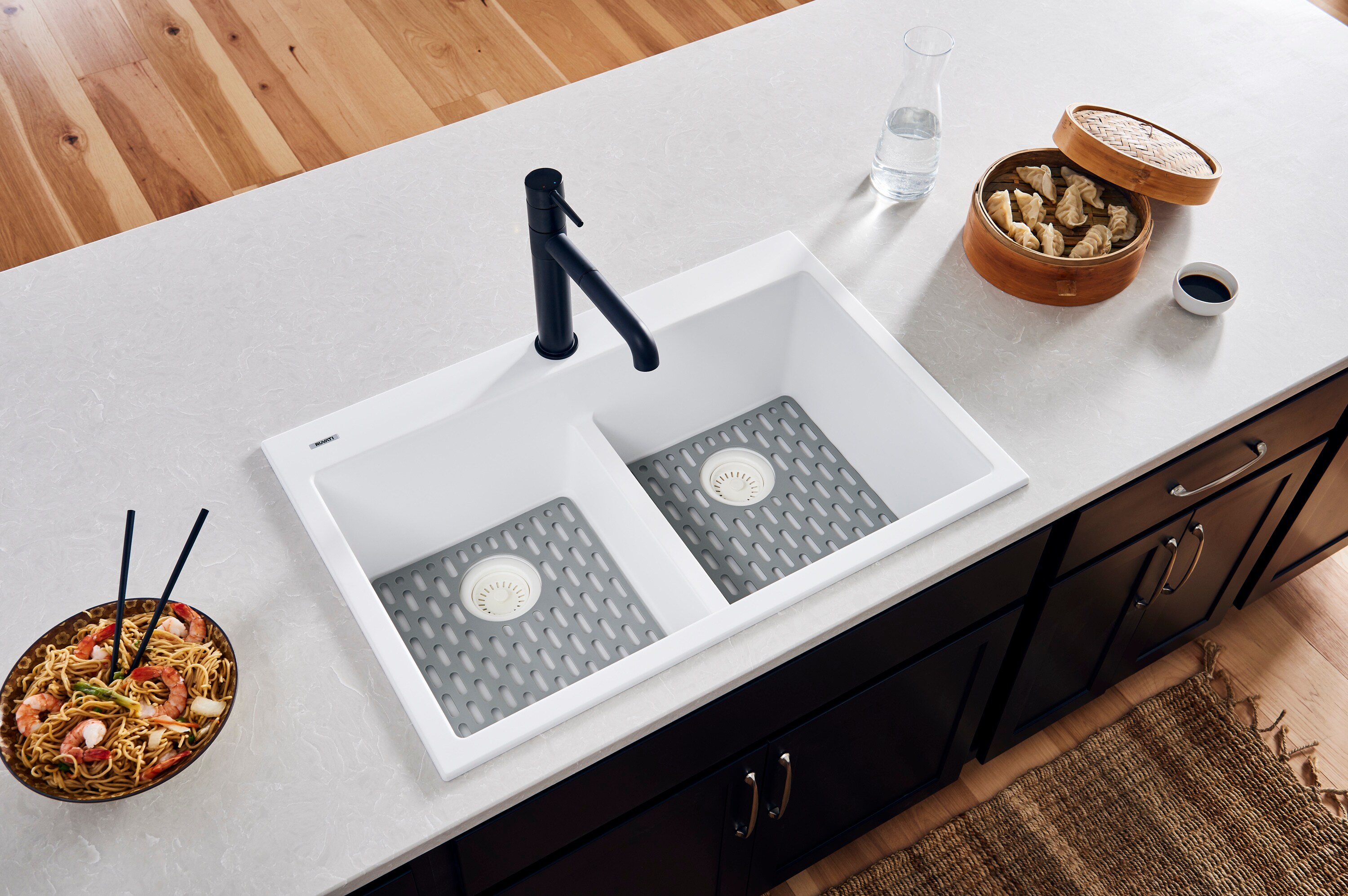 Ruvati RVG1385WH Kitchen-Sinks - View #10