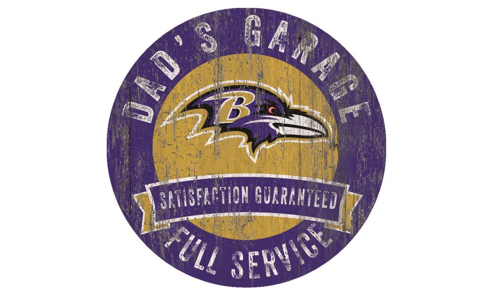 Fan Creations Baltimore Ravens 12-in H x 12-in W Sports Print at