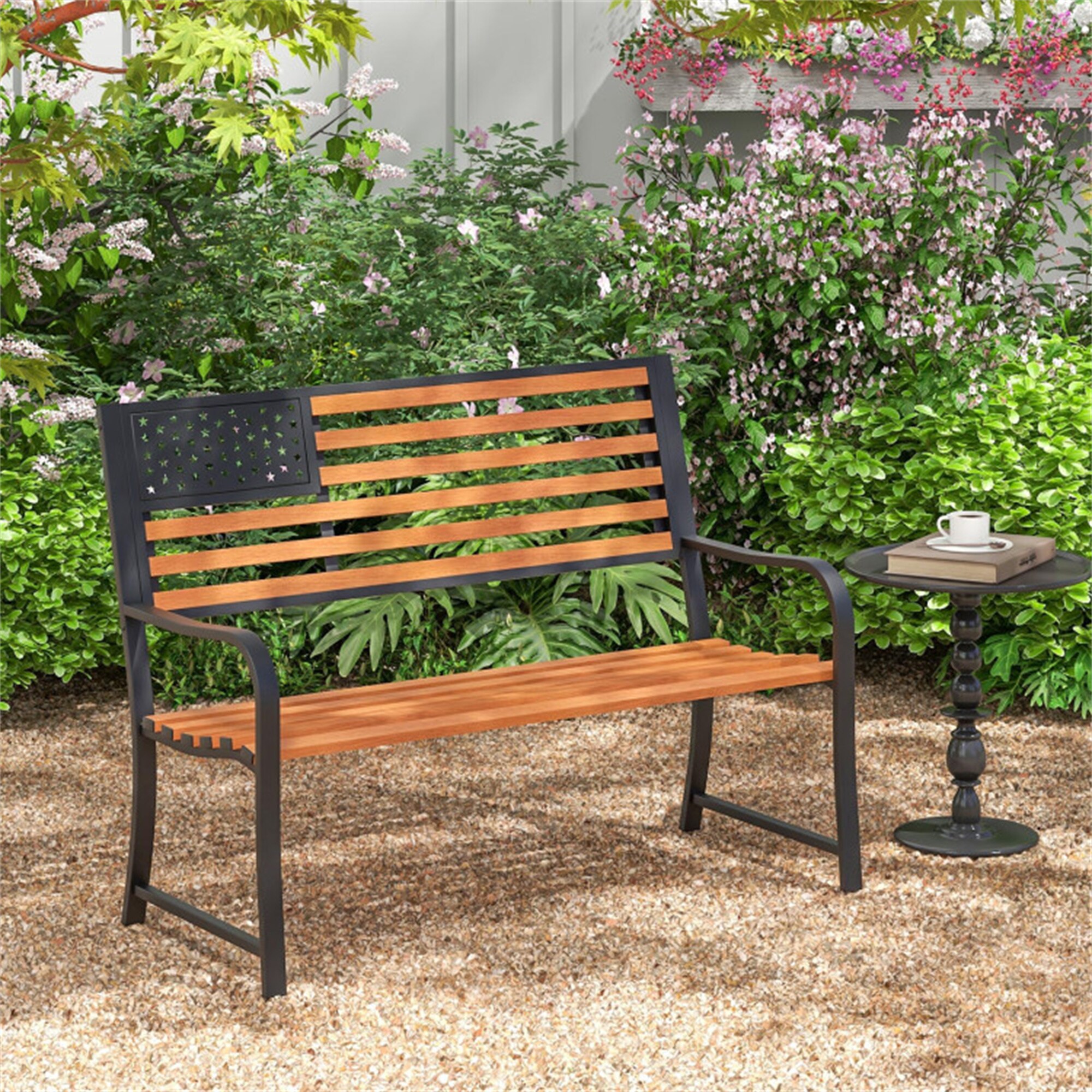 Outdoor benches lowes discount