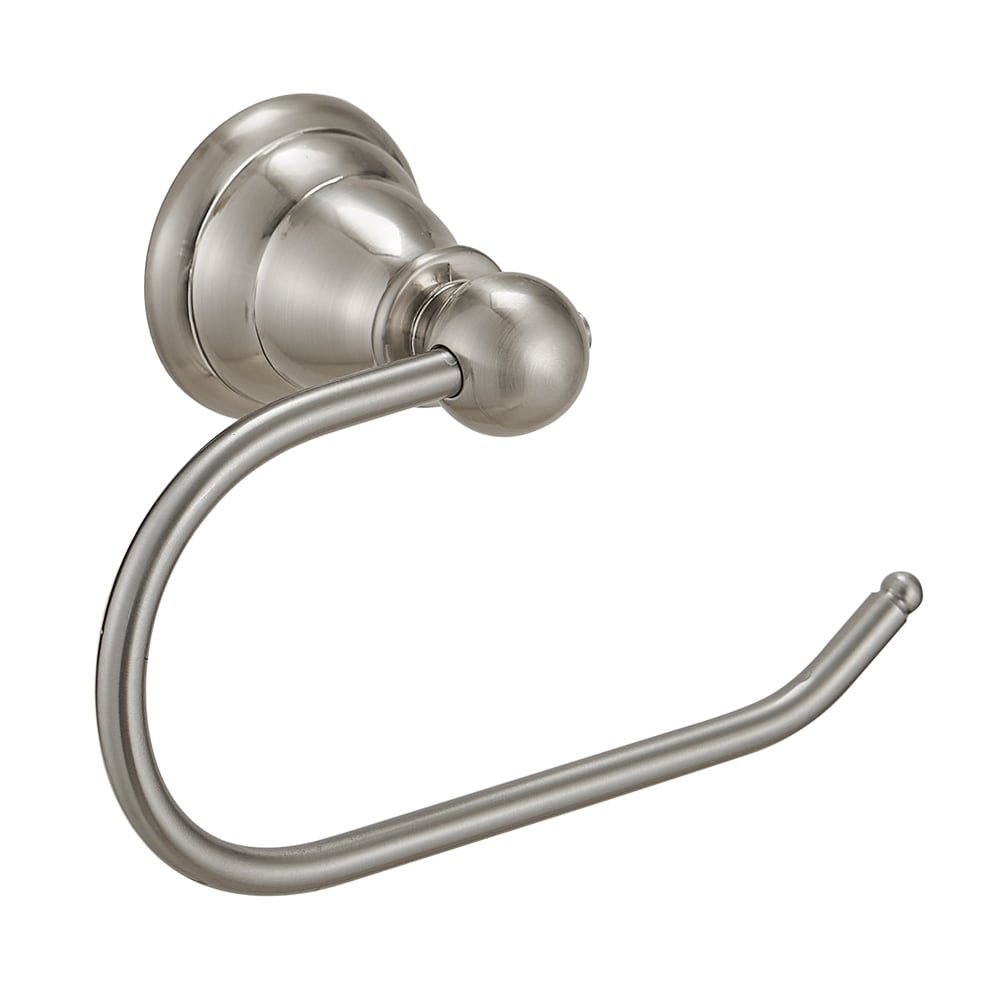 BWE PH003-N Brushed Nickel Wall mount Replacement roller Toilet Paper Holder 1 -Rolls with Storage