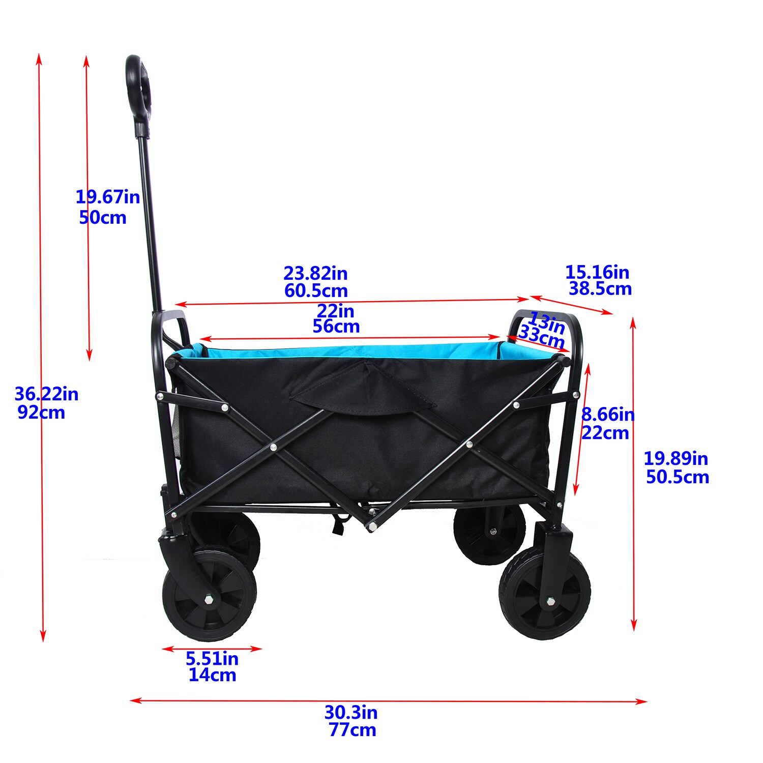 SINOFURN SYB010005BK Yard-Carts - View #3