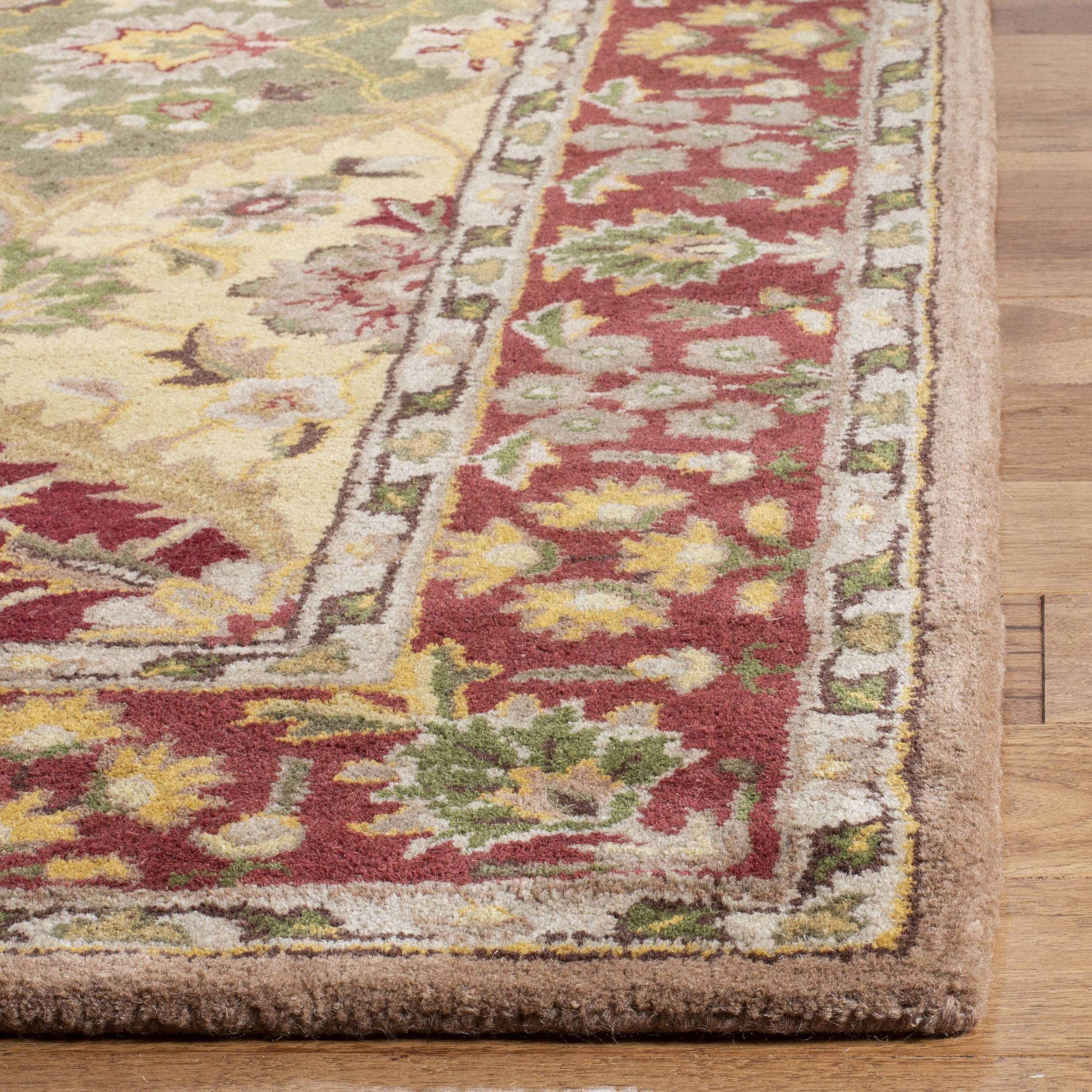 Heritage 3' x 5' Blue Hand-Tufted Wool Area Rug