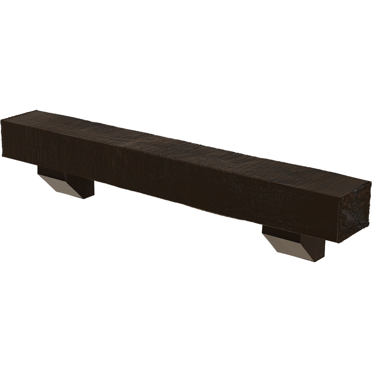 Ekena Millwork MANURC08X12X72ASBM Mantel-Shelves - View #3