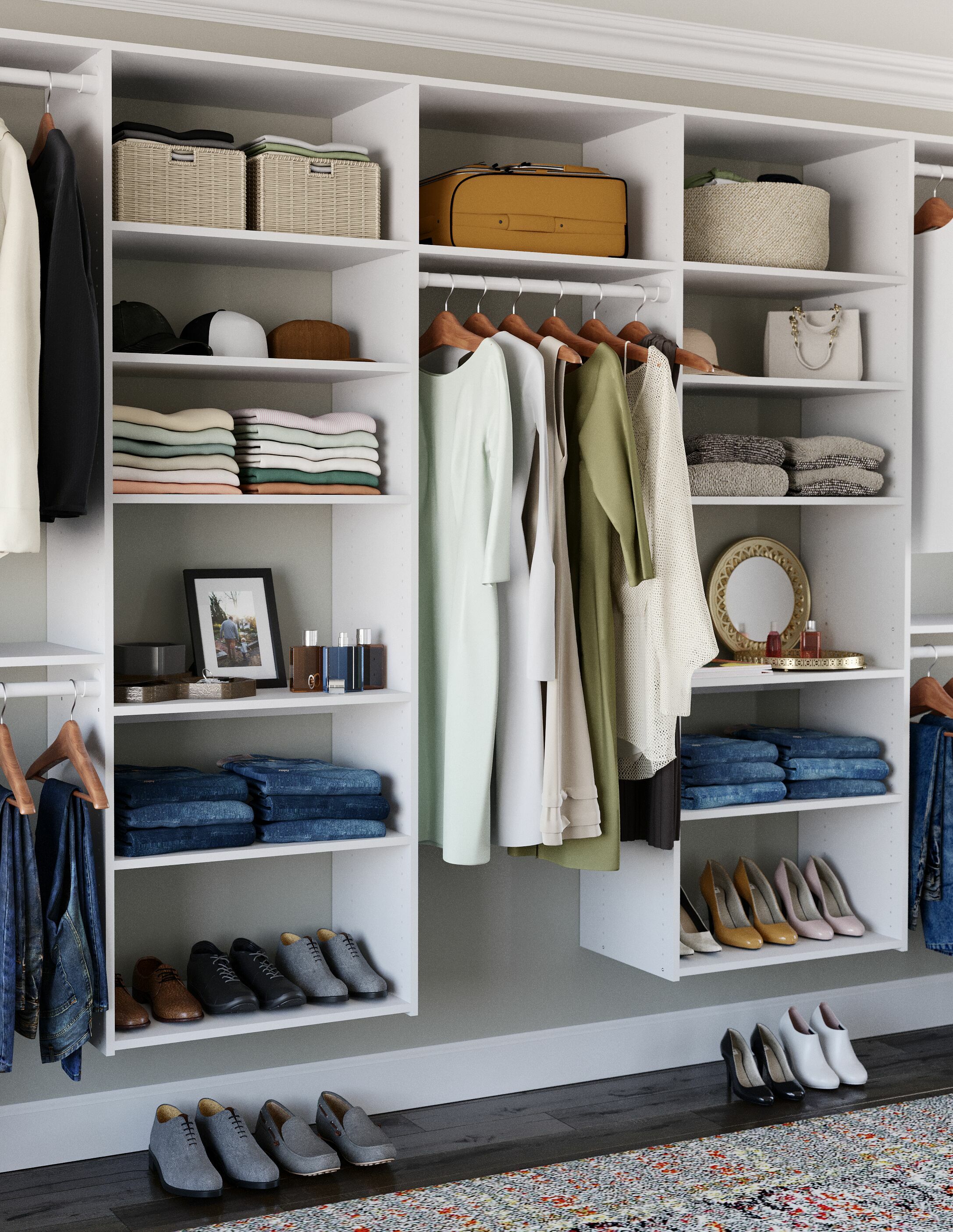 Easy Track PH162-WH Wood-Closet-Kits - View #3