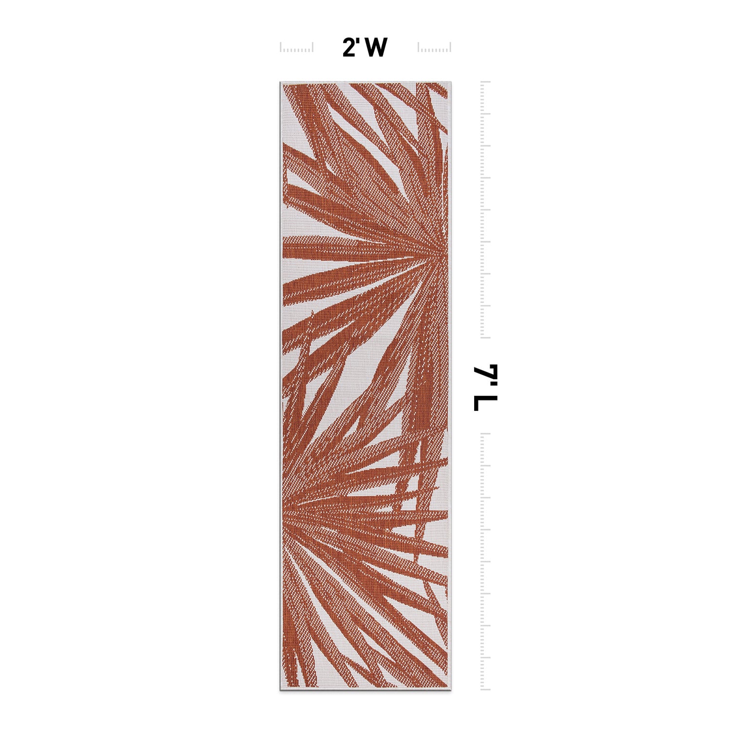World Rug Gallery 4030RUST2X7 rugs - View #2