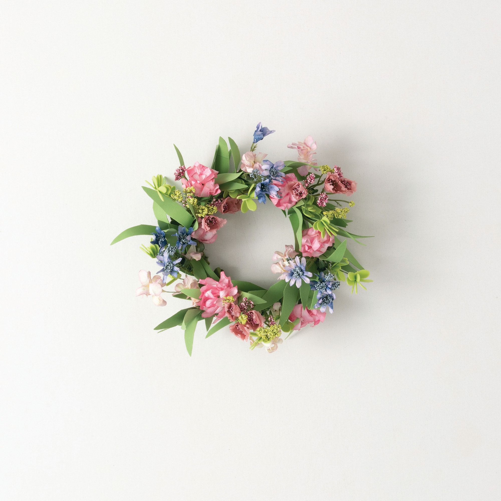 Sullivans MS4 10.5-Inches Pink Indoor Desktop Wreath Artificial wreath