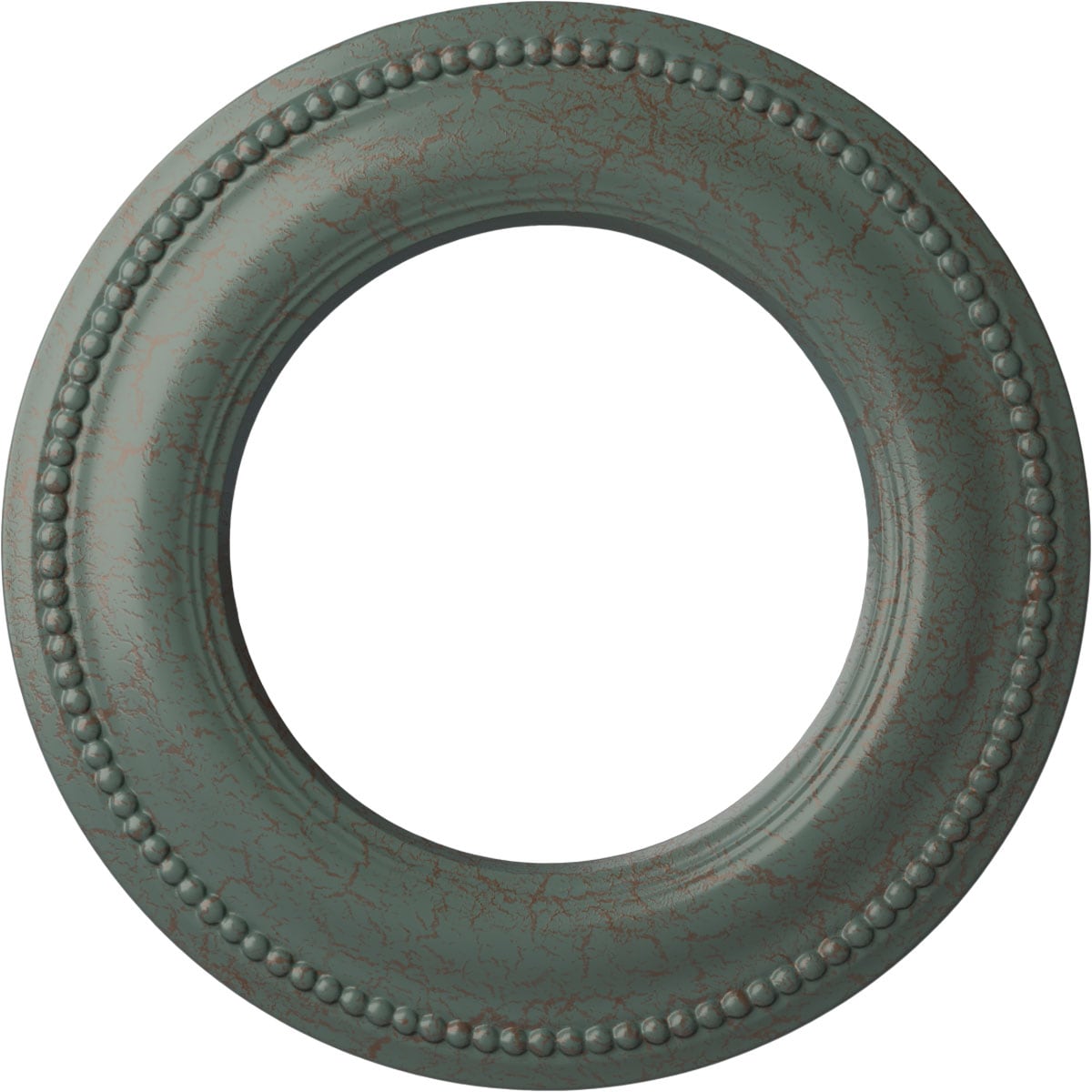 Ekena Millwork CM13BRCBC Bradford Classic 13-in W x 13-in L Painted Cloud Burst Crackle Polyurethane Whole Ceiling Medallion