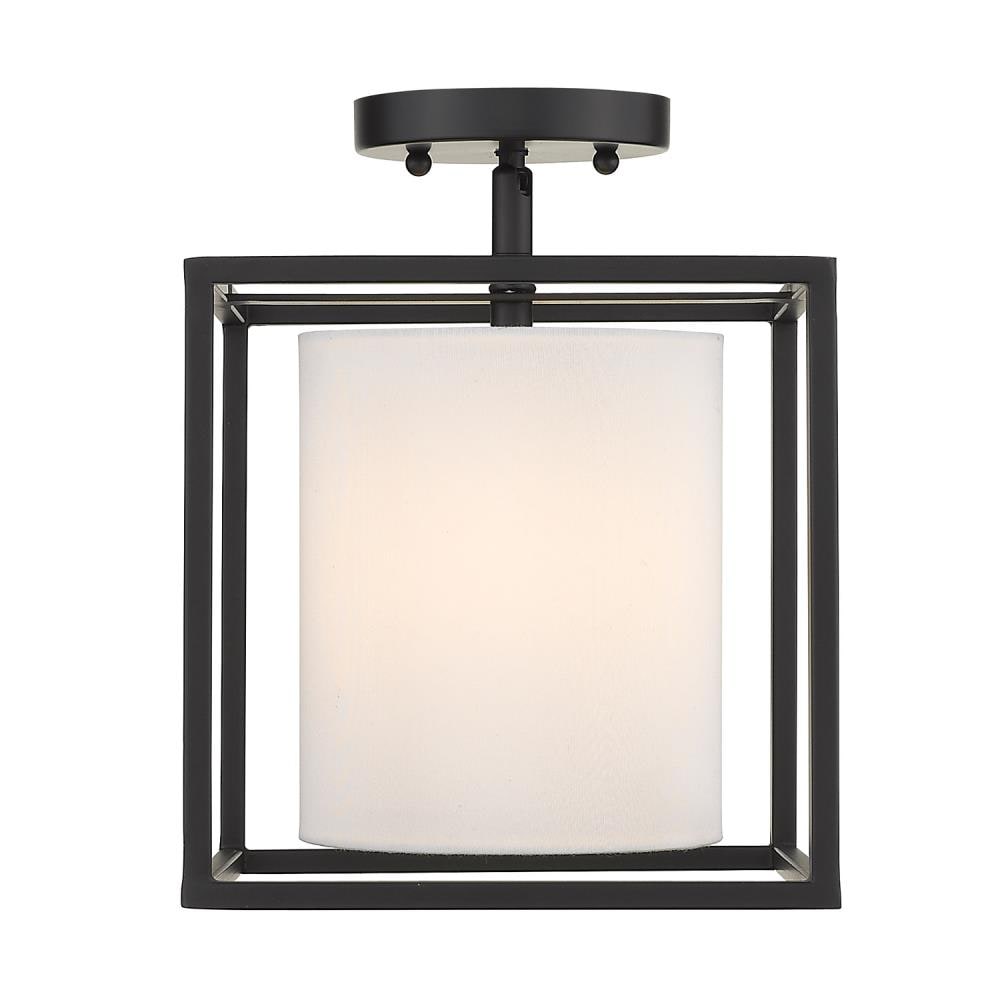 Golden Lighting 2243-1SF BLK-MWS flushmounts - View #2