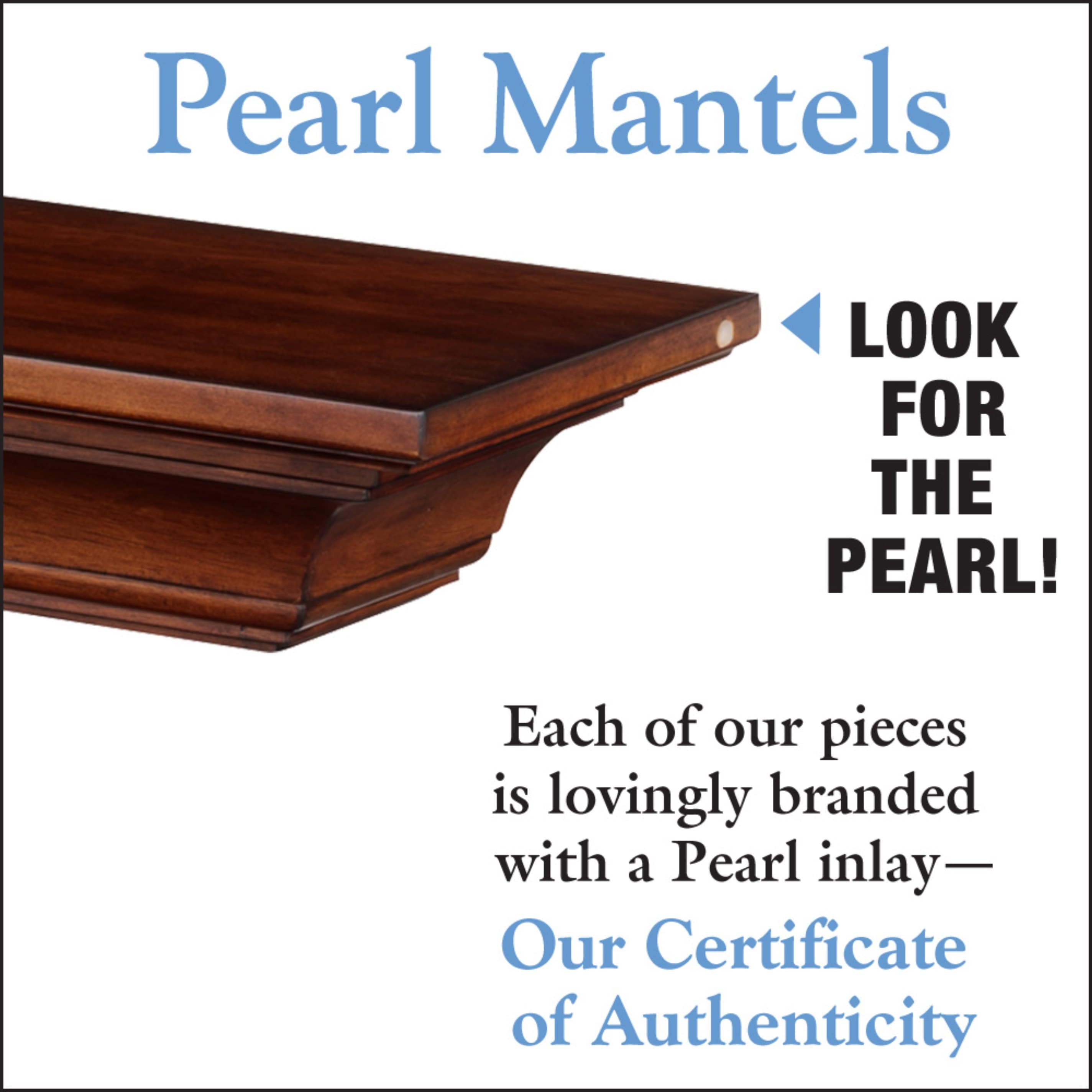 Pearl Mantels SSUP7241890L Mantel-Shelves - View #4