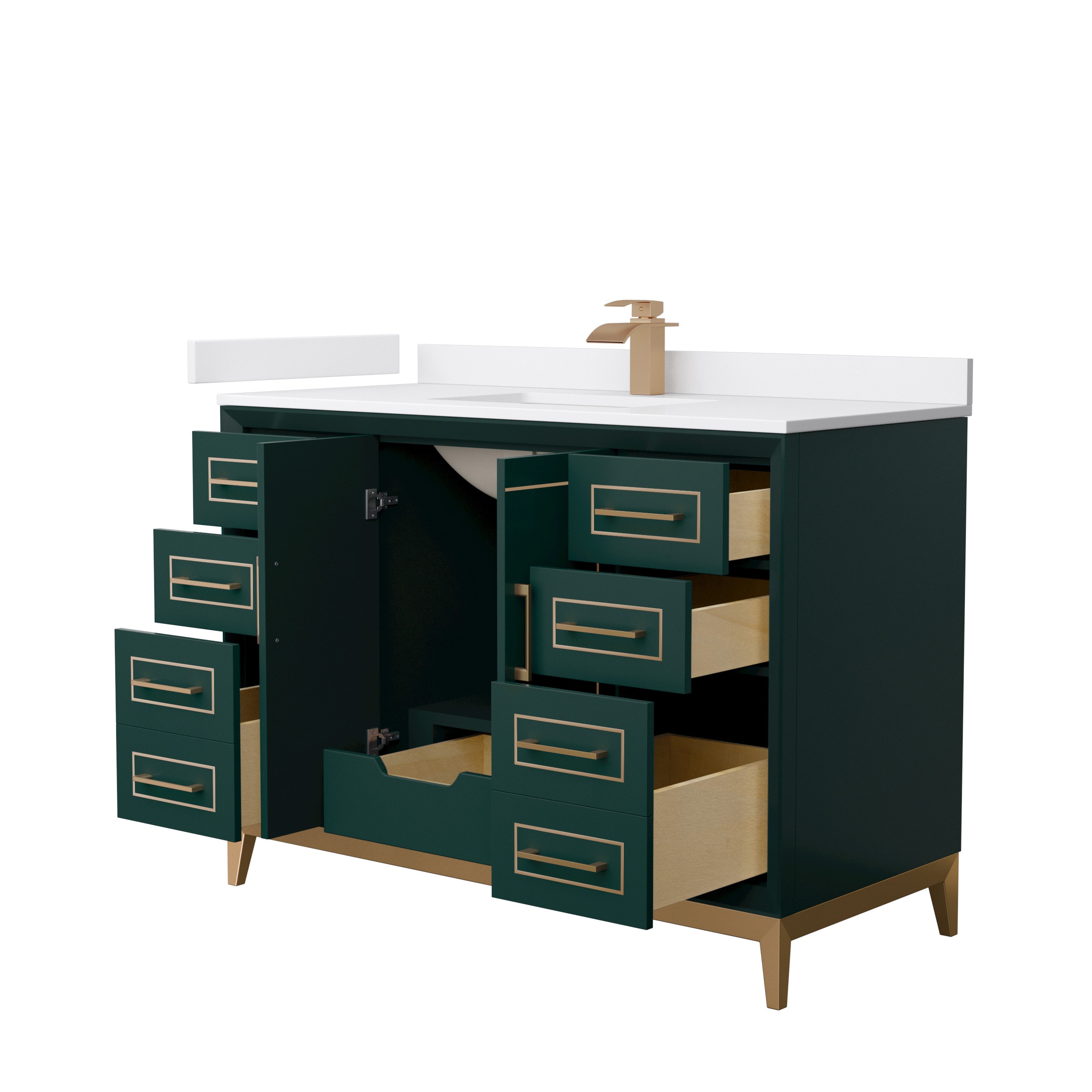 Wyndham Collection WCH515148SGSWCUNSMXX Bath-Vanity-Combo - View #2