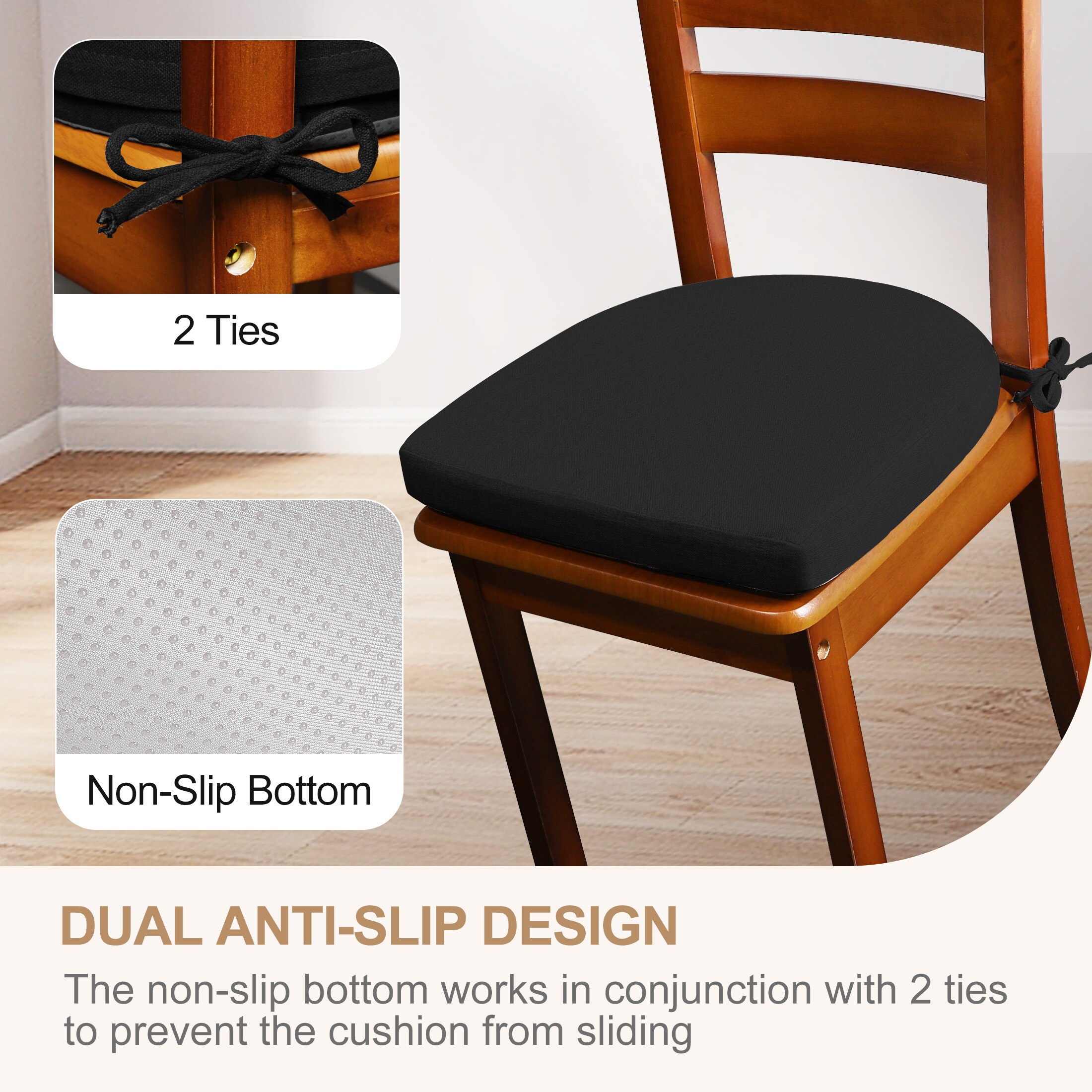 AAAAAcessories LS-DCCLU-HEI-4P Indoor-Chair-Cushions - View #4