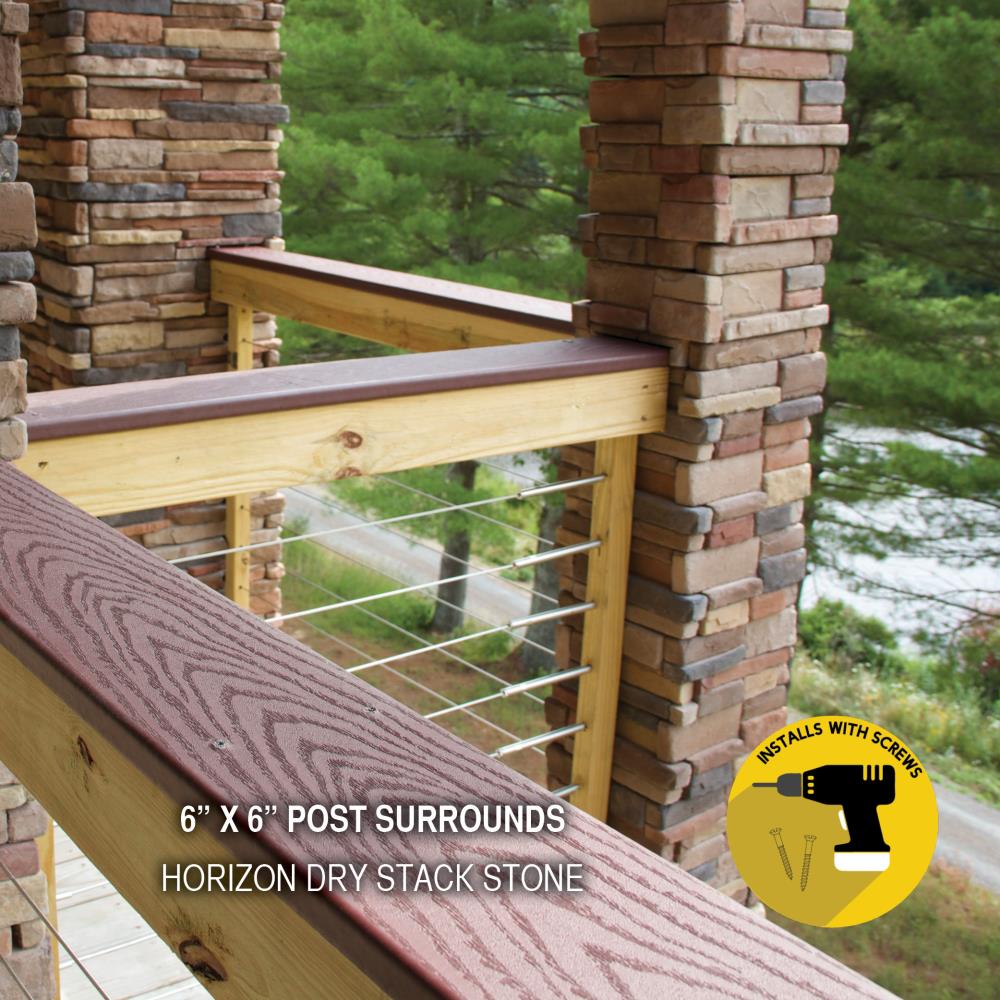 M-Rock PYRAMID CAP GREY Stone-Veneer - View #3