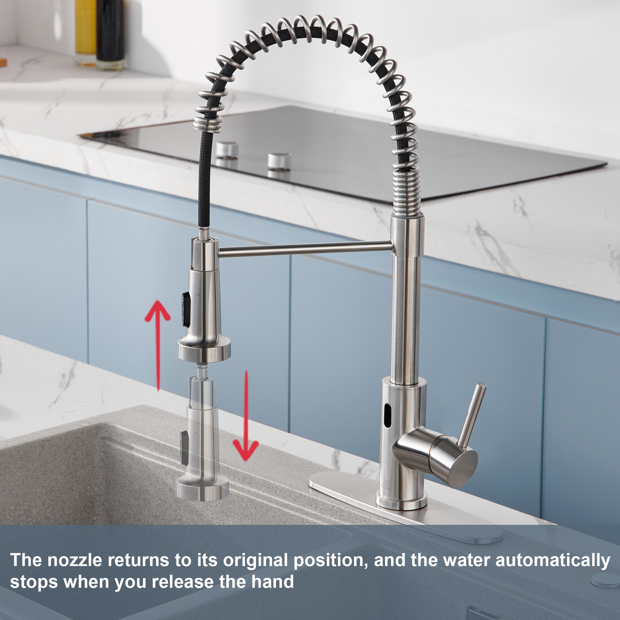 Mondawe OR-91NSKF-DG Kitchen-Faucets - View #3