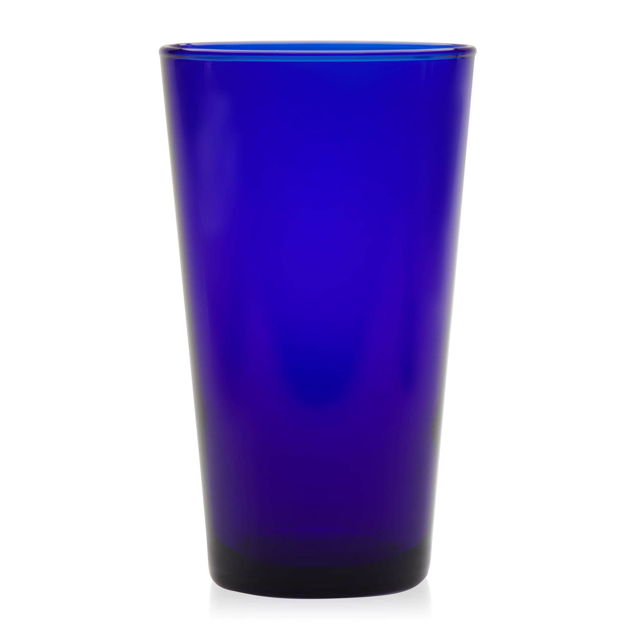 Libbey  Cobalt Flare Tumbler Glasses 17.25 ounce Set of 8