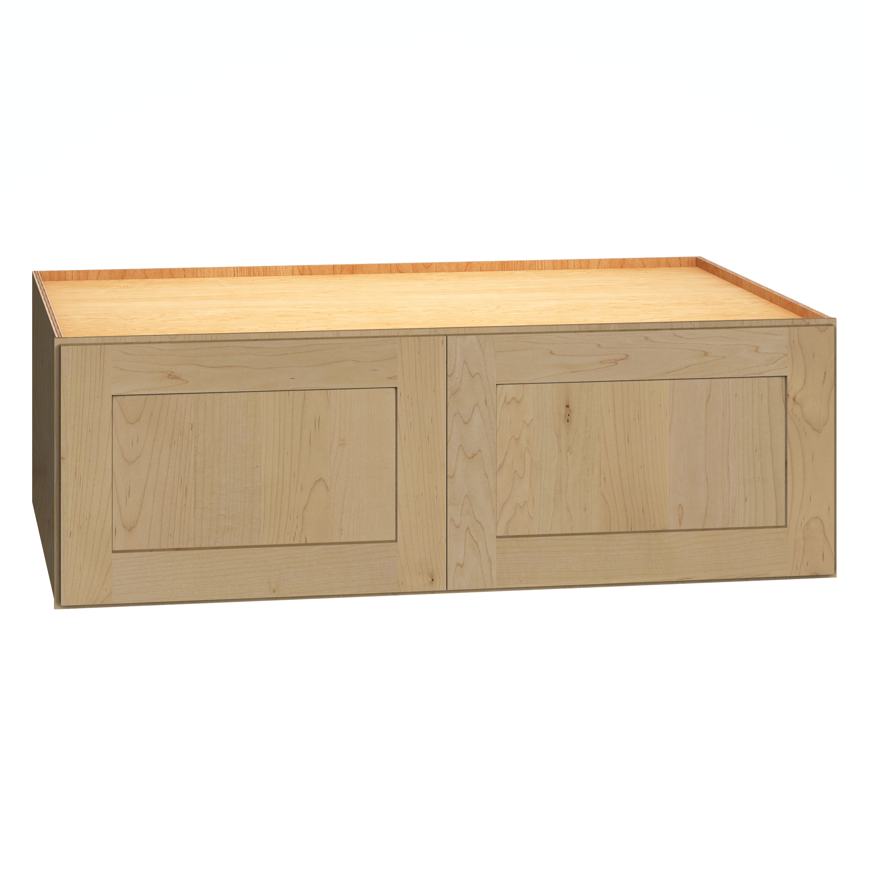 Diamond Express 331-W361224 Jamestown 36-in W x 12-in H x 24-in D Coastline Wall Fully assembled Plywood Cabinet (Recessed Panel Shaker)