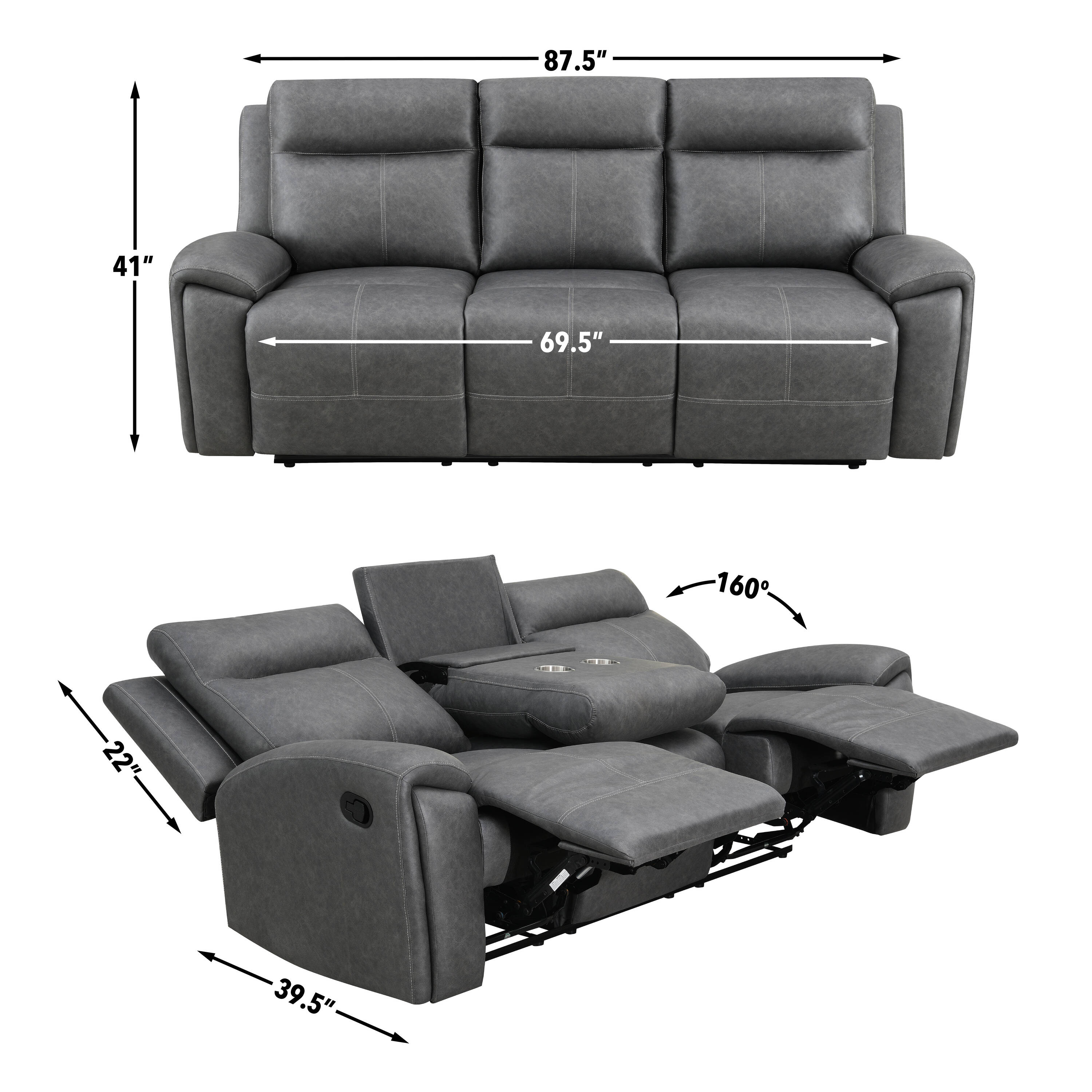 Steve Silver GAS800GS Sofas-Loveseats - View #7
