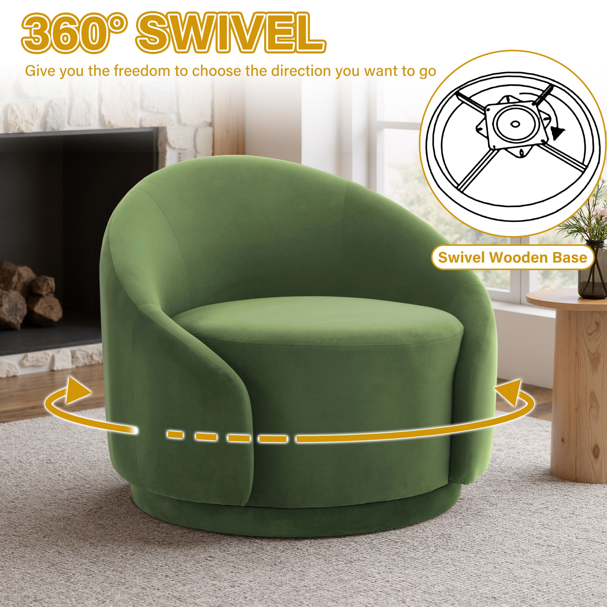 Dreamsidea LS-CH0042V-GREEN chairs - View #5