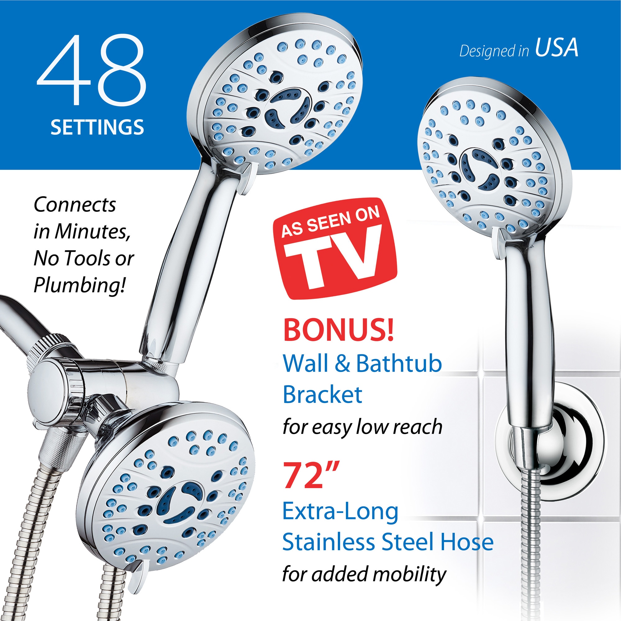 AquaCare 2661CHF Fixed-Showerhead - View #6