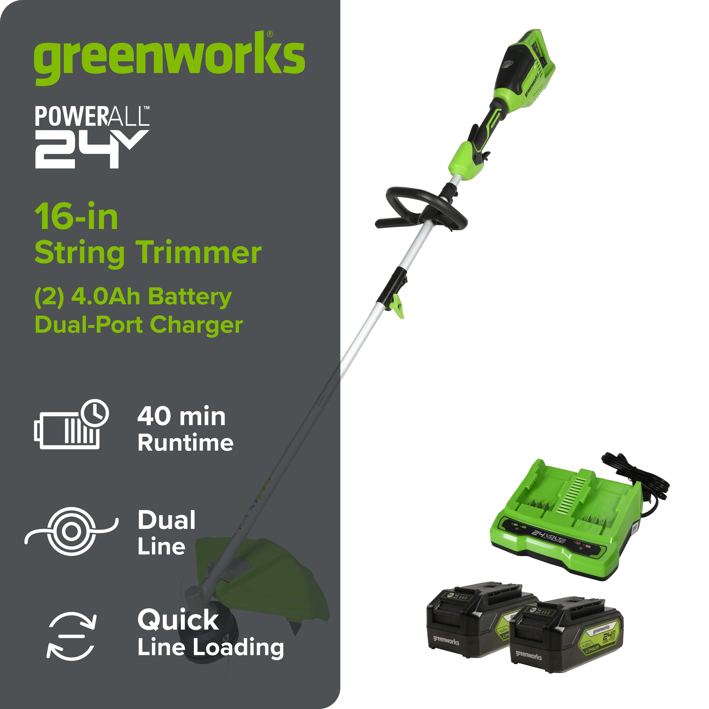Greenworks ST48L4410 Cordless-String-Trimmers - View #2