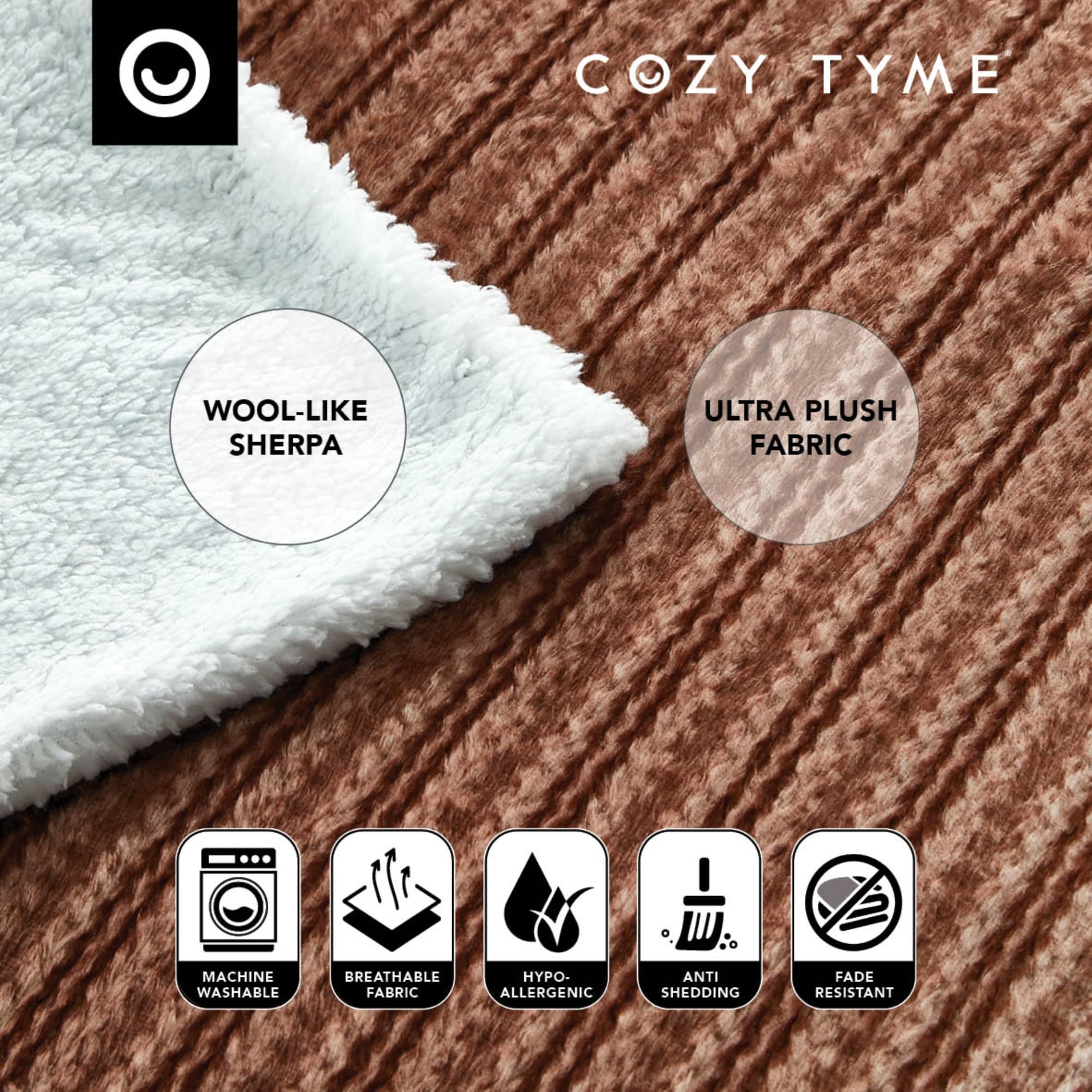 Cozy Tyme B175-20BNT-LS Blankets-And-Throws - View #5