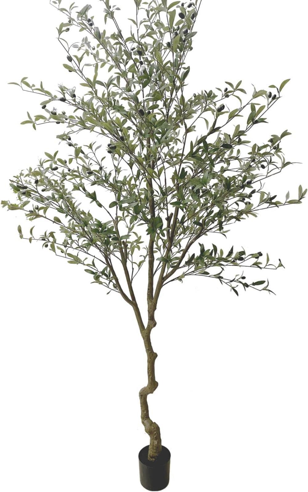 Aveyas AVE012-8FOOT 8ft Artificial Olive Tree for Home Decor