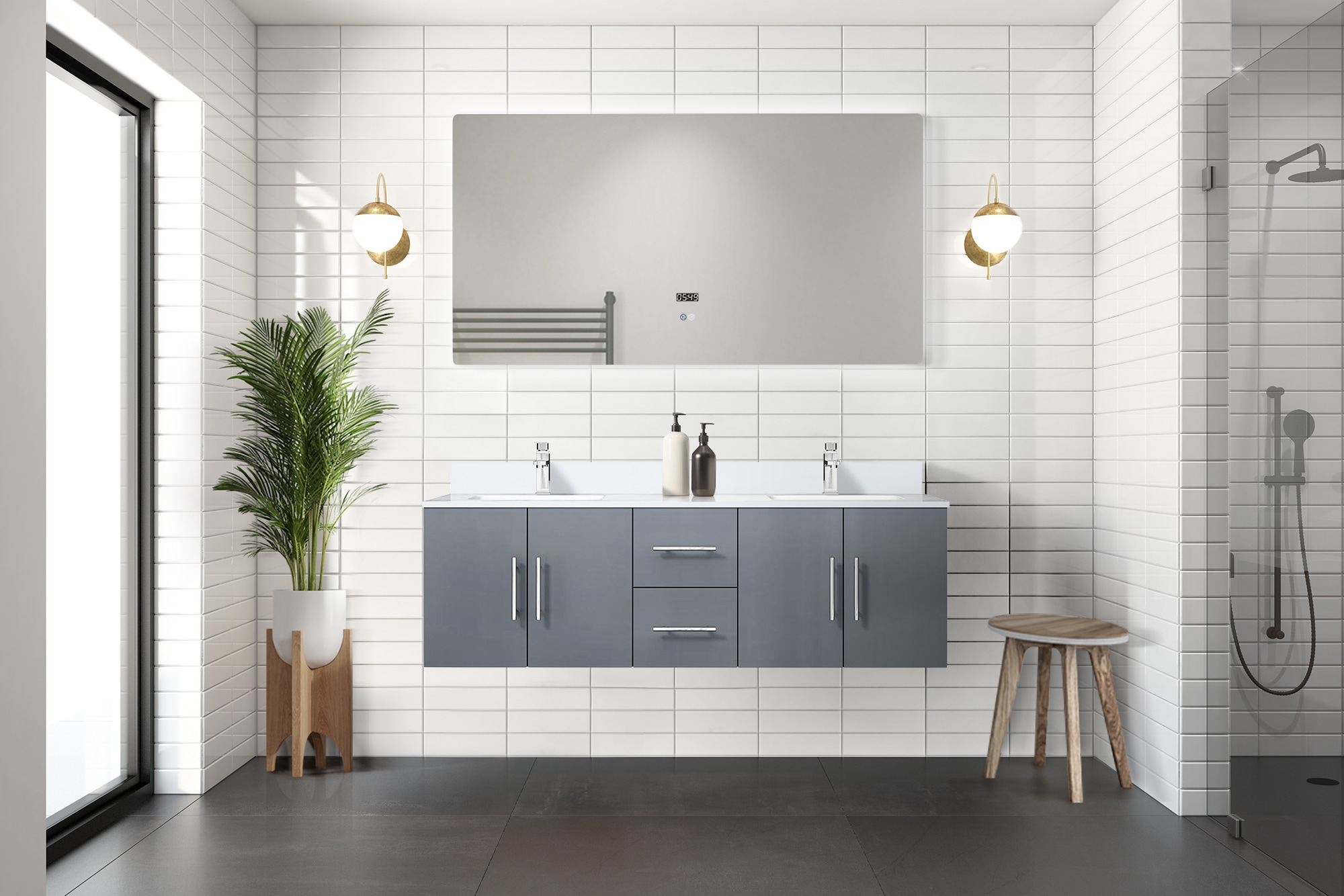 Lexora LVG60DB210 Bath-Vanity-Combo - View #8