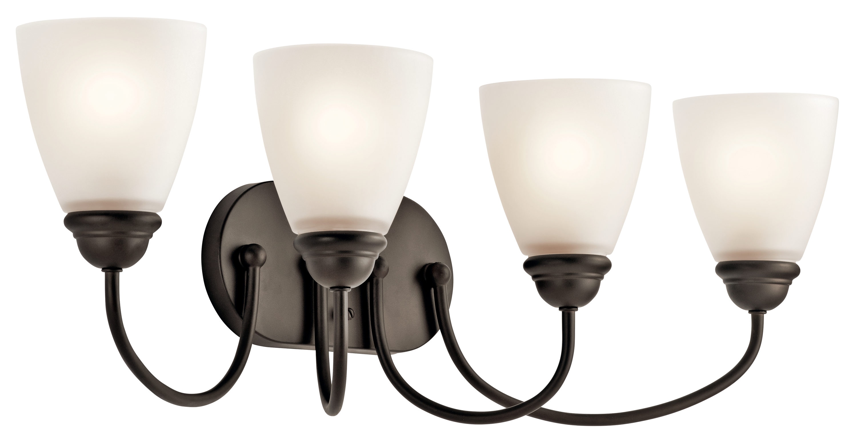 Kichler 45640OZ Jolie 28-in 4 -Light Bronze Transitional Vanity light