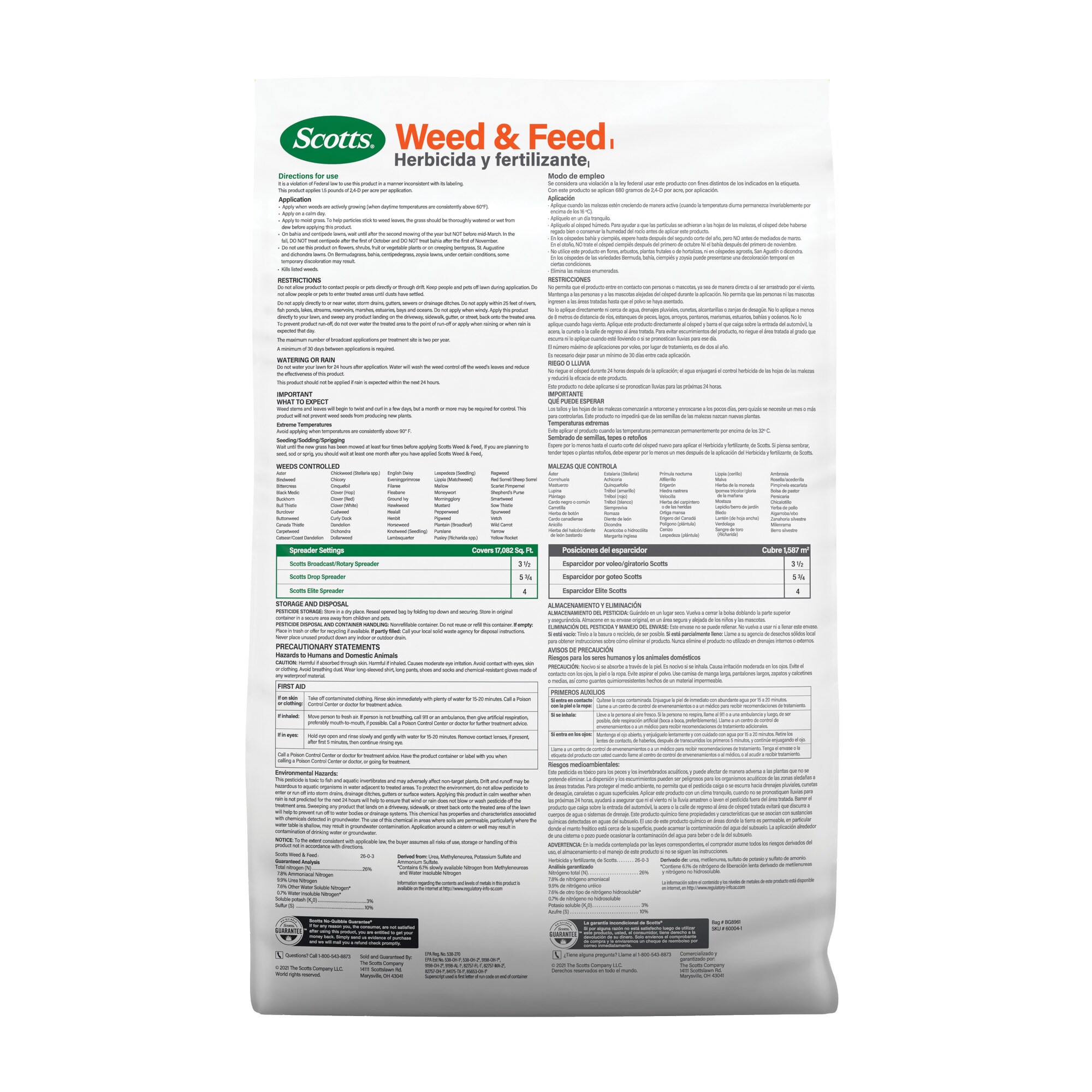 Scotts 60004 Lawn-Fertilizer - View #2