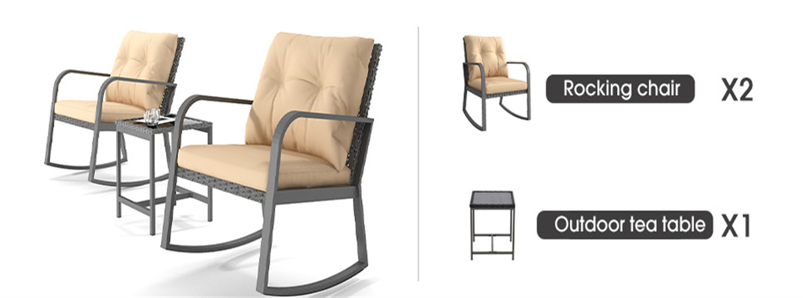 CESICIA QS-049 Patio-Chairs - View #9
