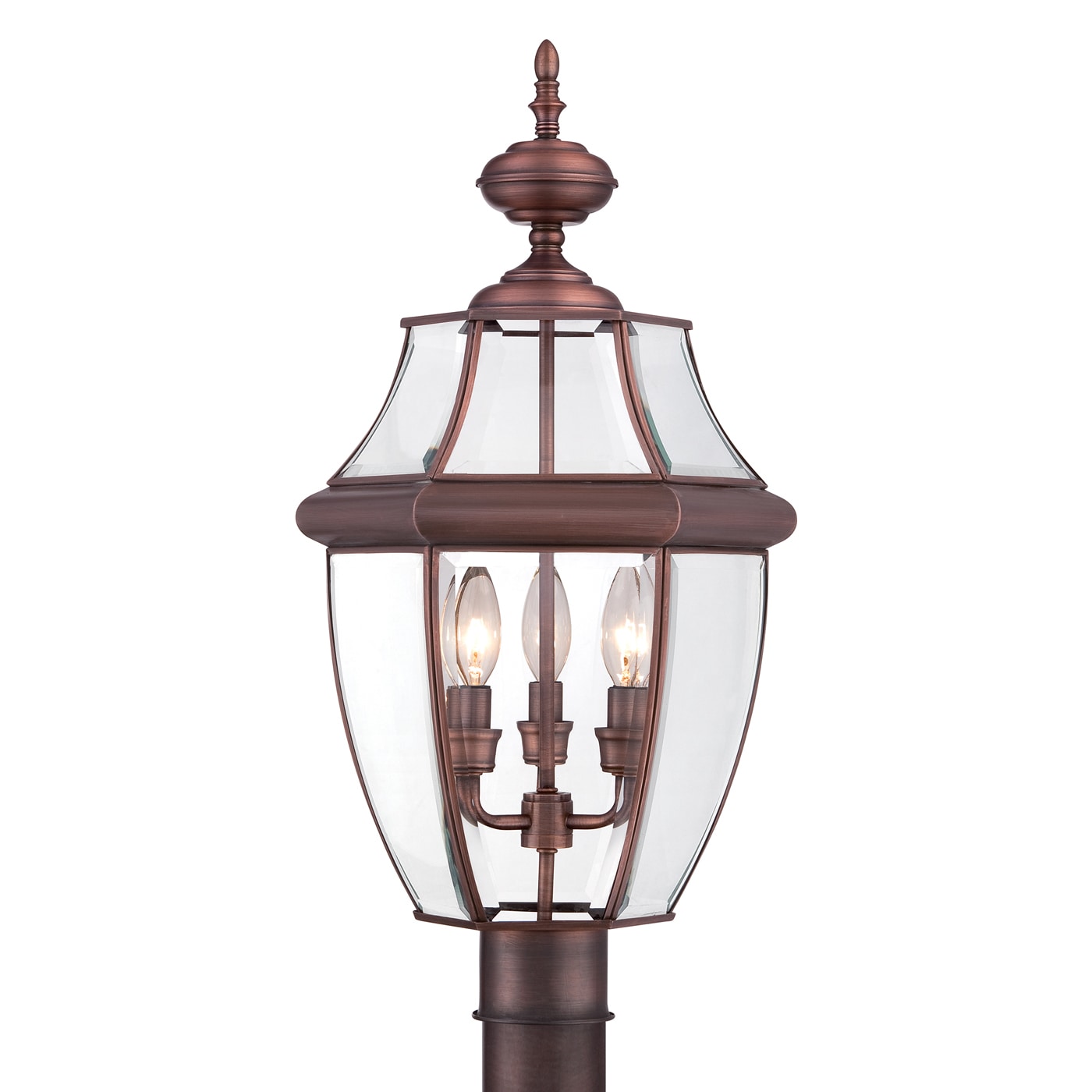Quoizel NY9043AC Newbury 23.0-Inches Copper Traditional Outdoor Light post lantern