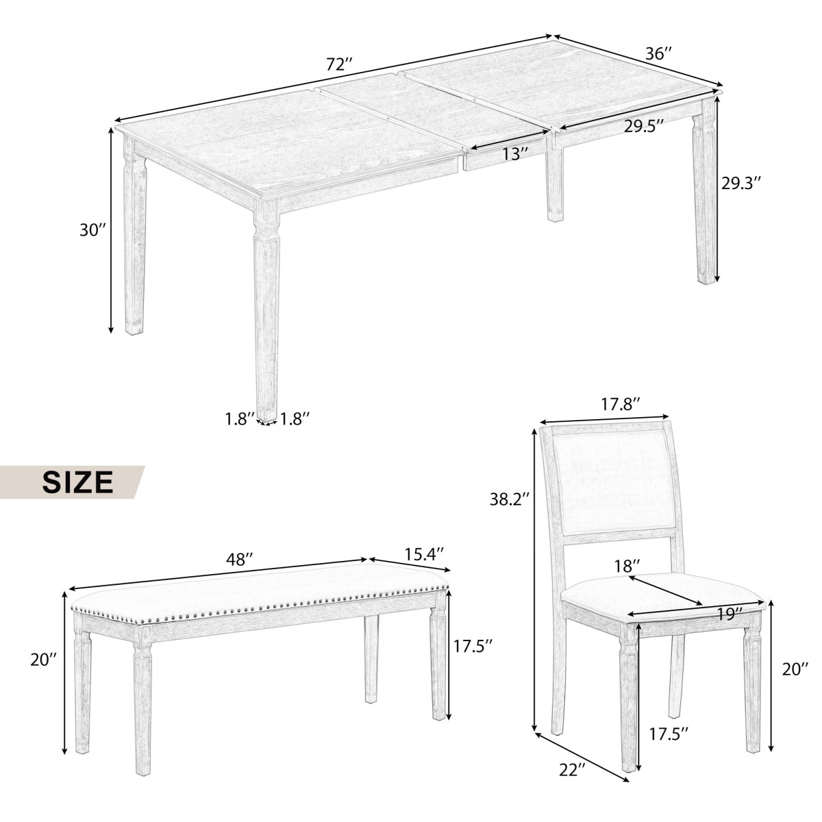 Streamdale Furniture ST000151AAE Dining-Sets - View #3