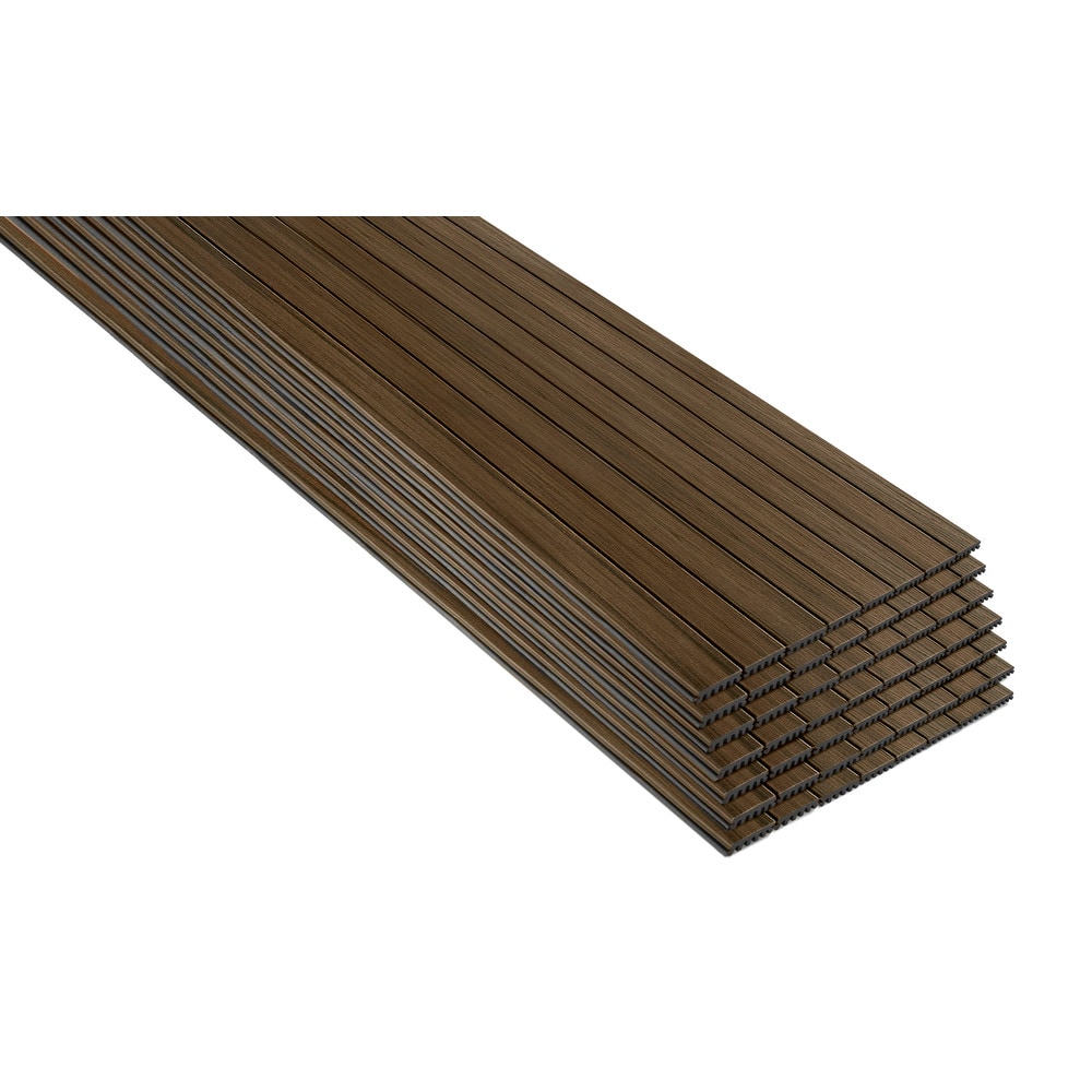 Trex Enhance Naturals 1 In X 6 In X 20 Ft Coastal Bluff Grooved Composite Deck Board 56 Pack 1458