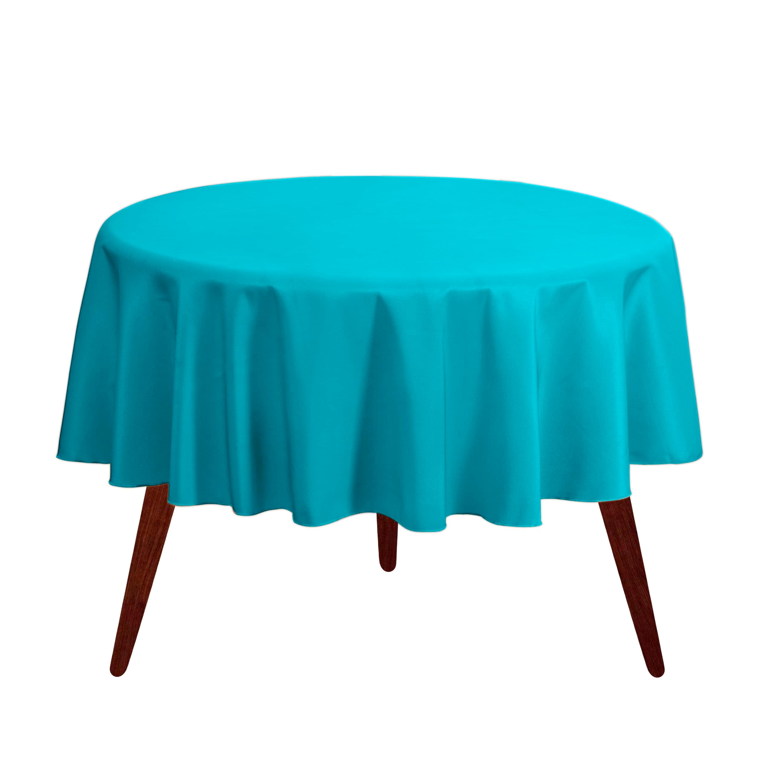 Gee Di Moda  Round Tablecloth - 70 Inch Caribbean Round Table Cloth - Heavy Duty Washable Fabric - for Buffet Table Holiday Party Dinner Wedding and Baby Shower