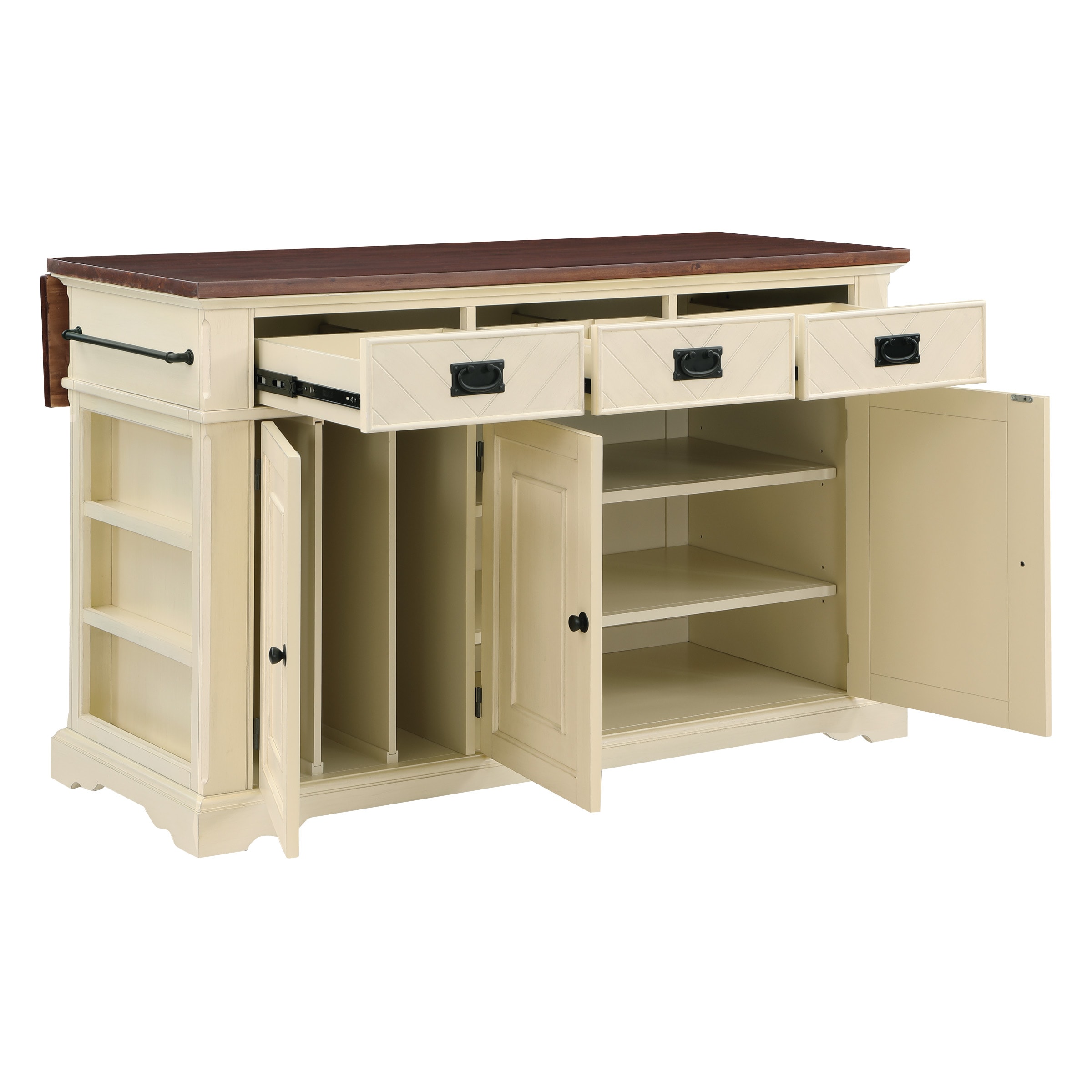 Office Star Products PAL5675-WHT Kitchen-Furniture - View #5