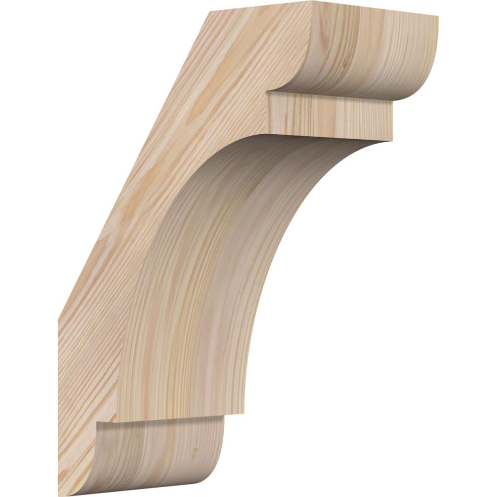 Ekena Millwork BRC06X10X14OLY00SDF 5-1/2-in x 10-in x 14-in Douglas Fir Unfinished Wood Olympic Smooth Knee Brace