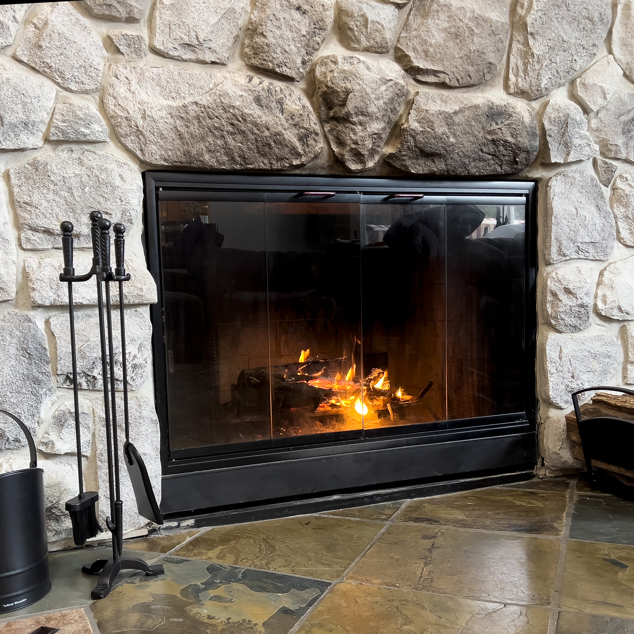 Mind Reader 4PCFIRE-BLK Fireplace-Tools - View #2