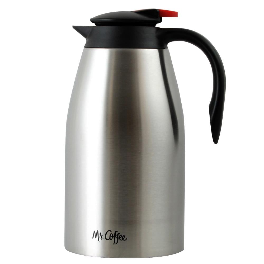 Gibson Home Mr. Coffee Brushed Stainless Steel Vacuum Pump Pot