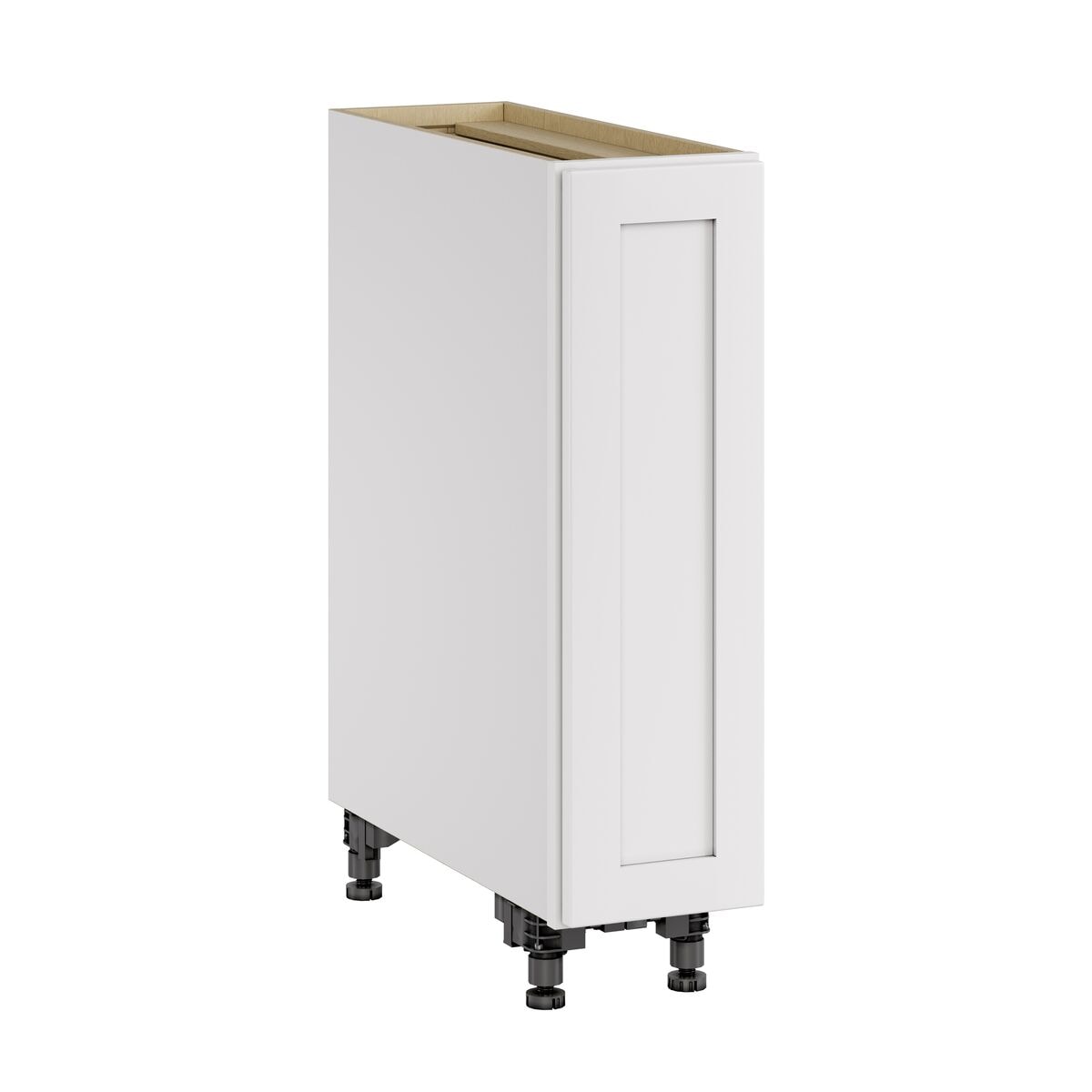 Whalen CLICK-IT LWSCLICK-01 Enfield 9-in W x 34.5-in H x 24-in D Classic White Birch Base Ready to assemble Plywood Cabinet (Raised Panel Shaker)